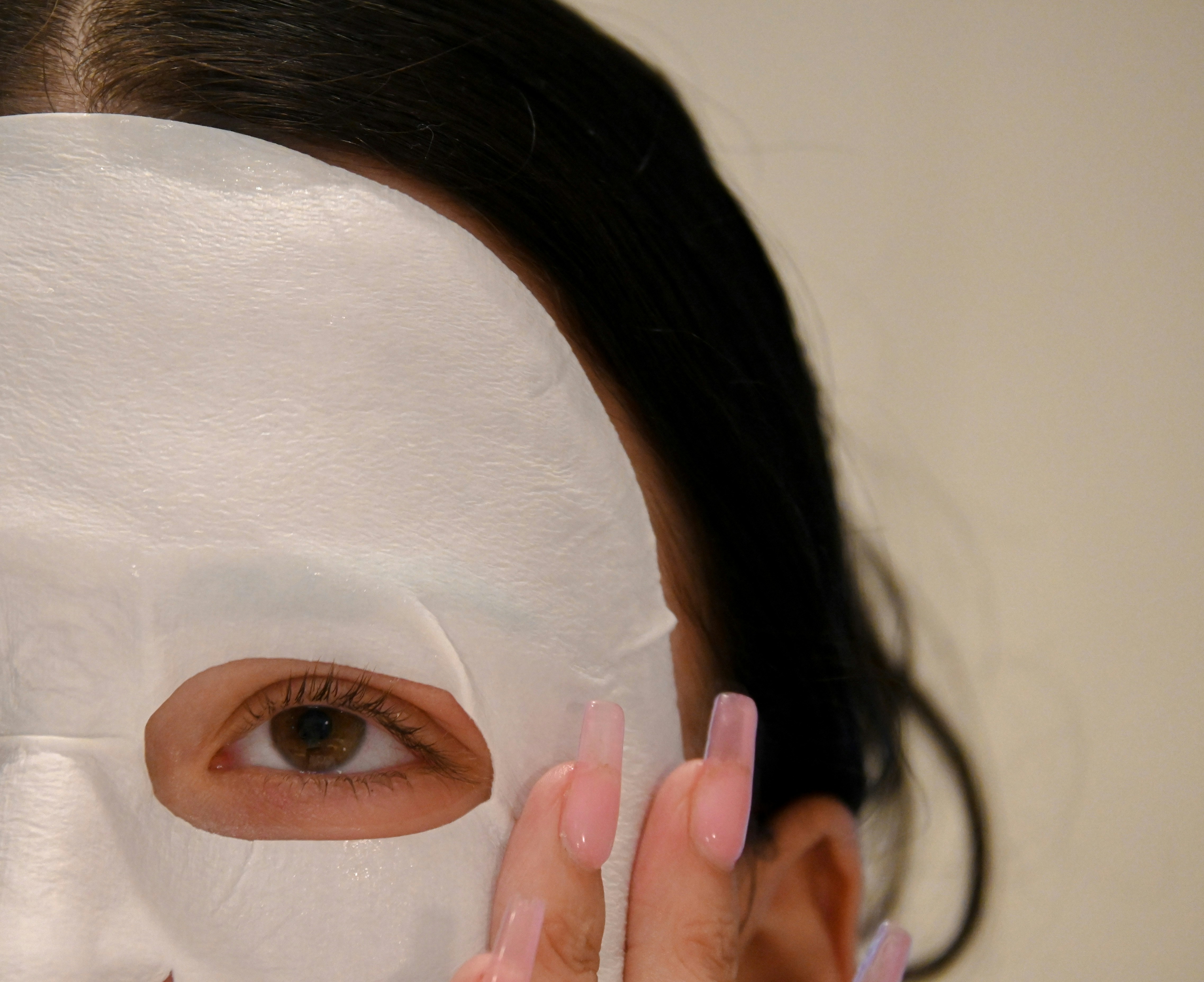 Girl with Mask - Winter Skincare Routine