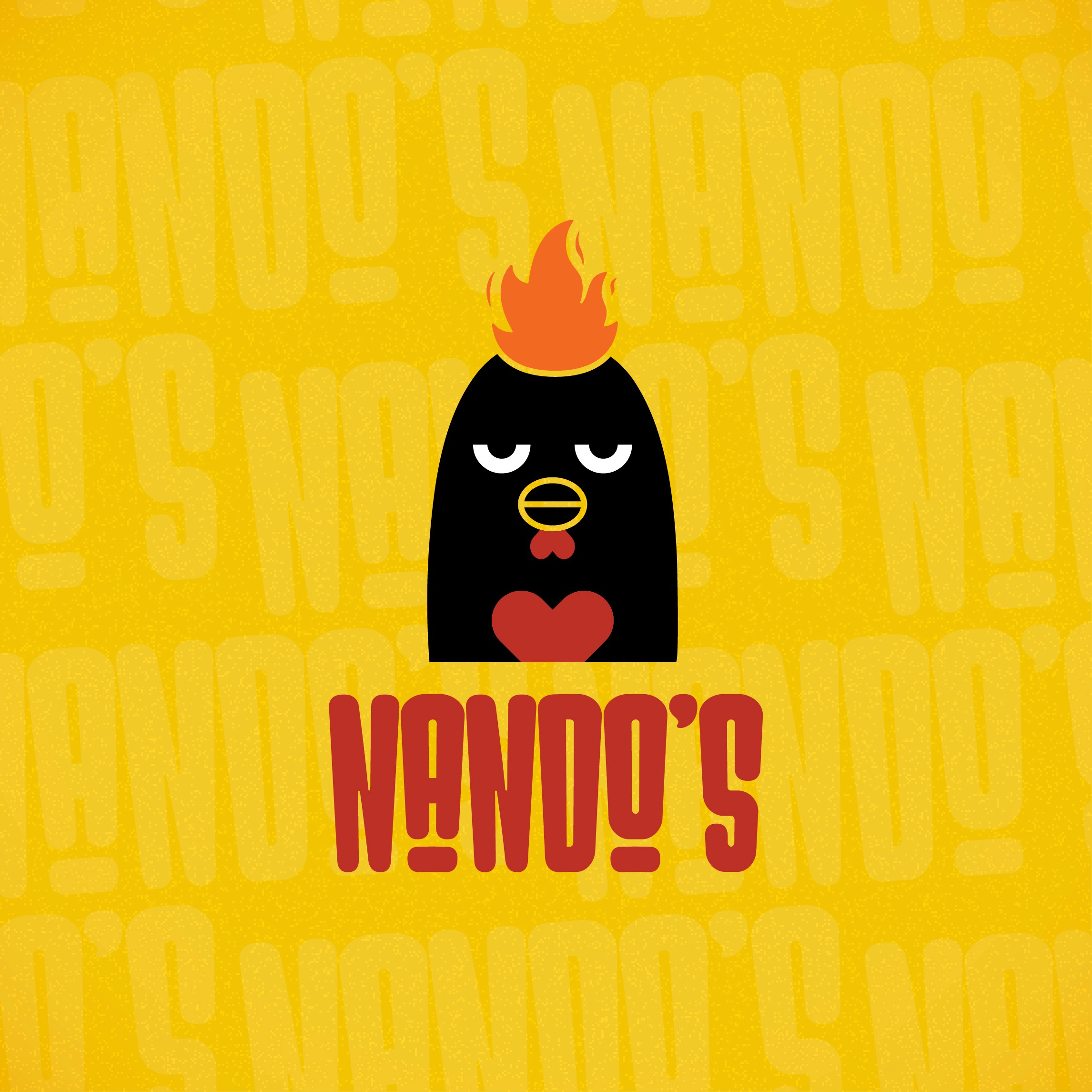 Logo image of the Nando's Rebranding project.