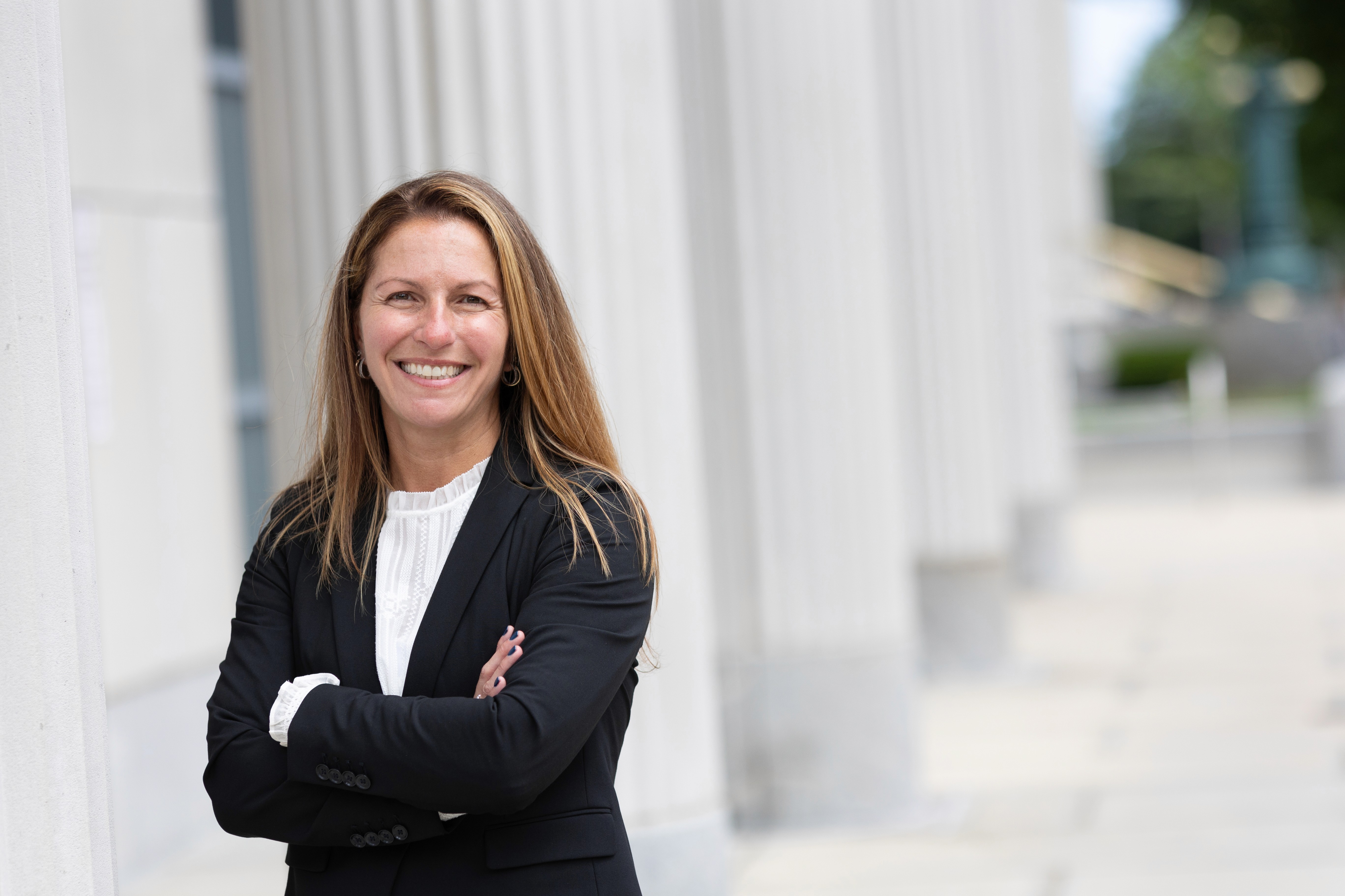 Monique Boucher Lamb, Founding Attorney at Lamb & Lamb, P.C., professional headshot, Salem, MA family law and bankruptcy attorney