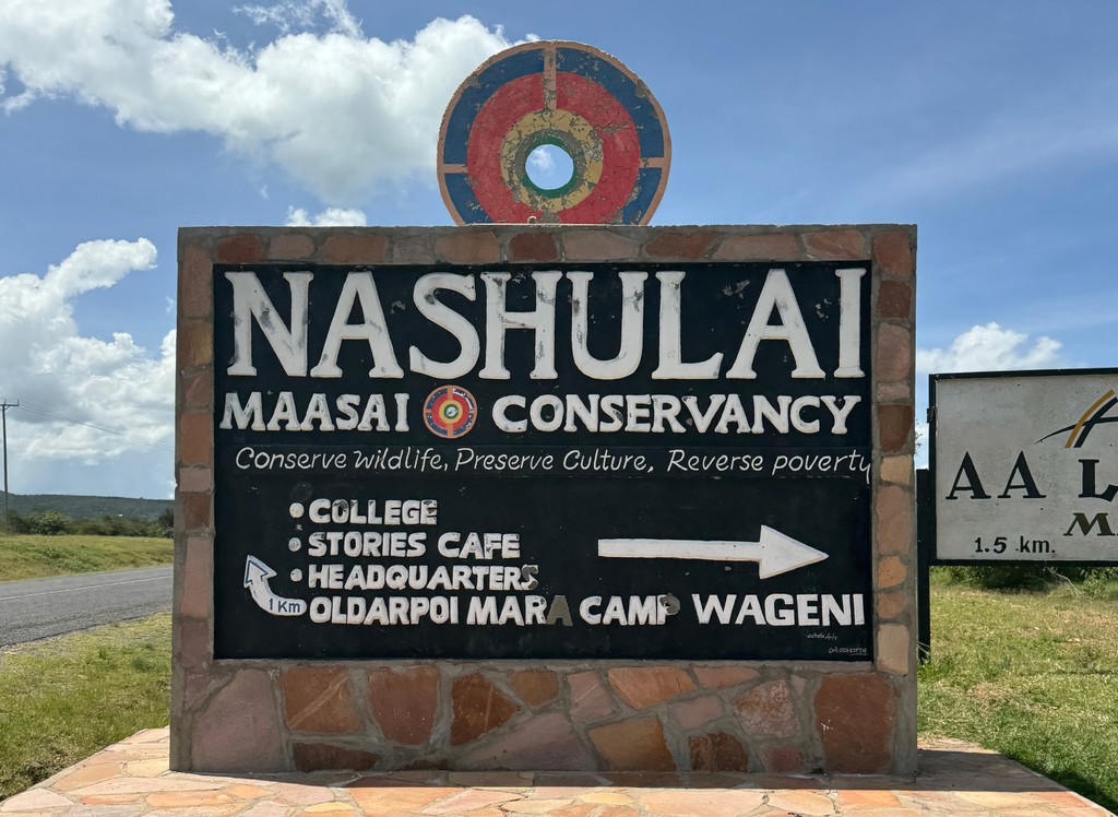 Nashulai Conservancy Sign