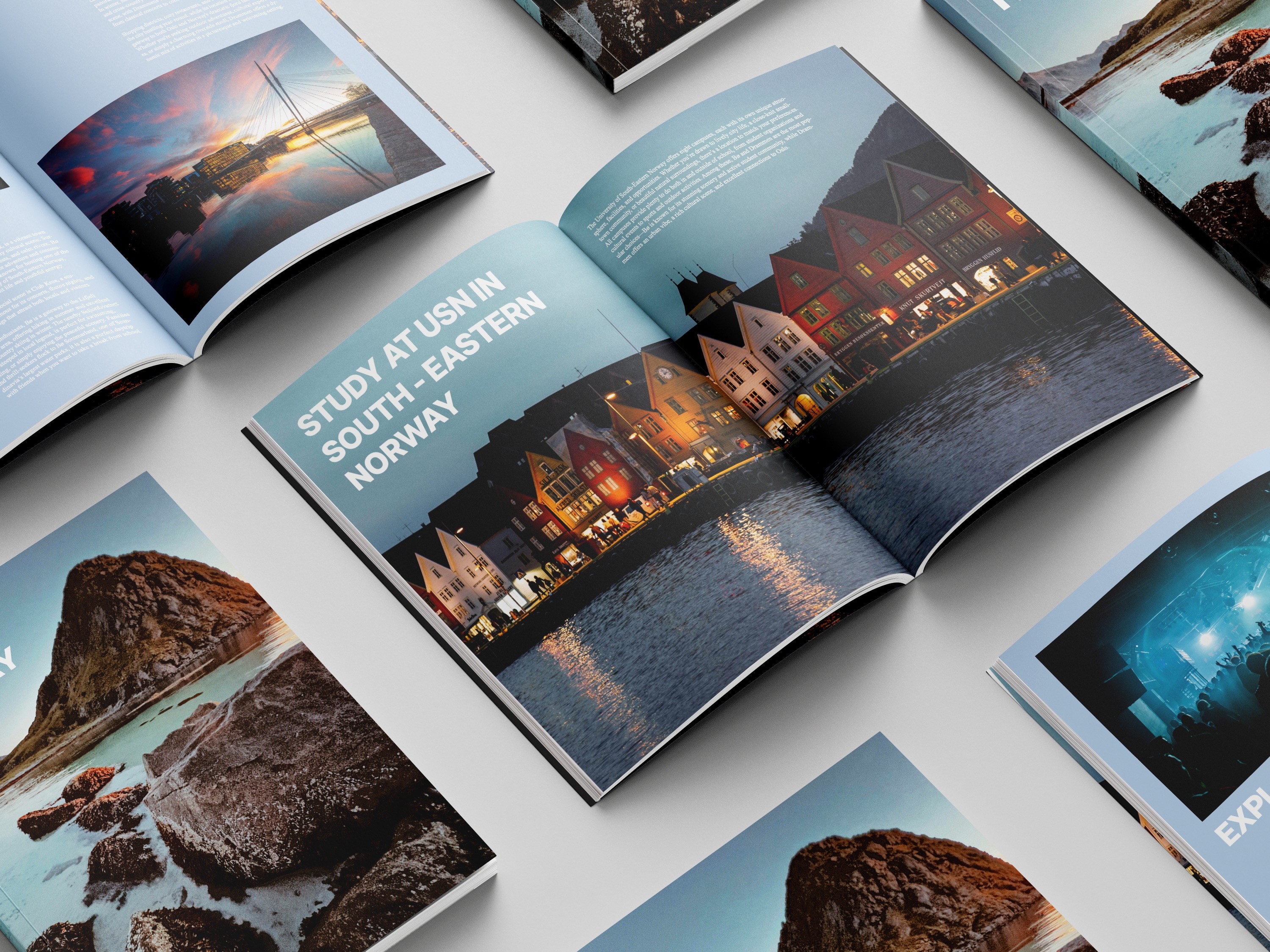 Pastel ice cream packaging design with retro typography on pink background