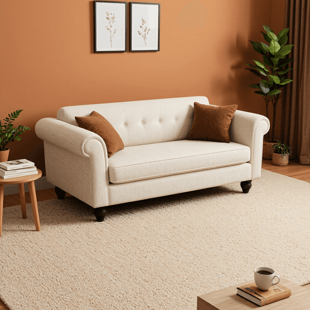 product photography of sofa