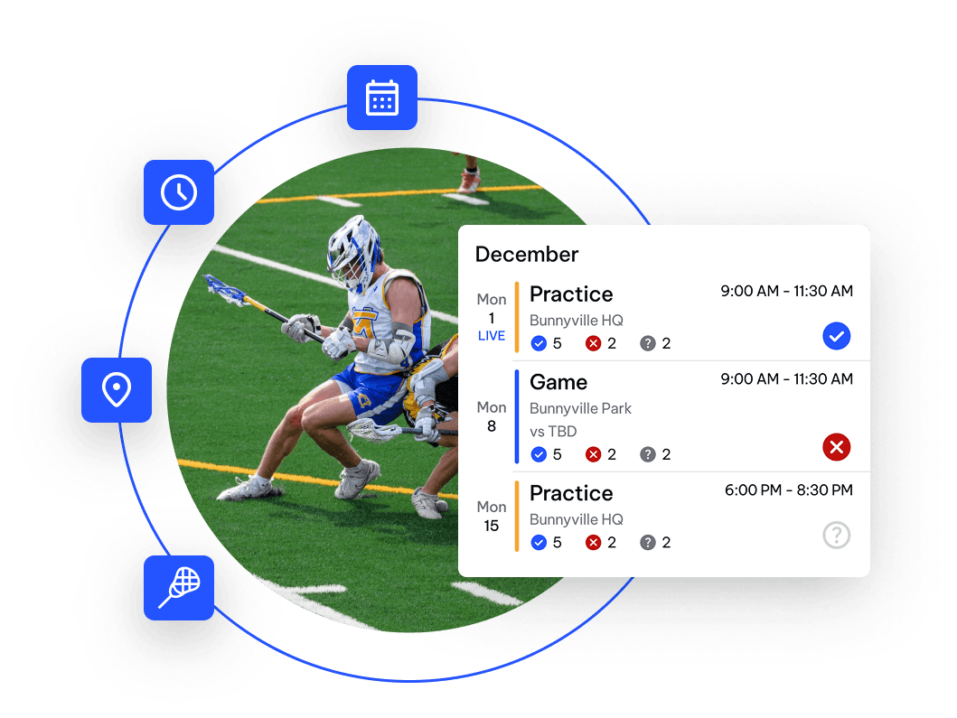 Lacrosse League Scheduling Software Image