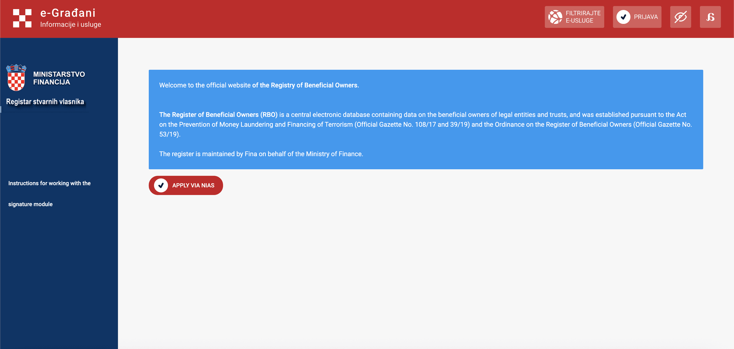 Accessing Croatia’s UBO register