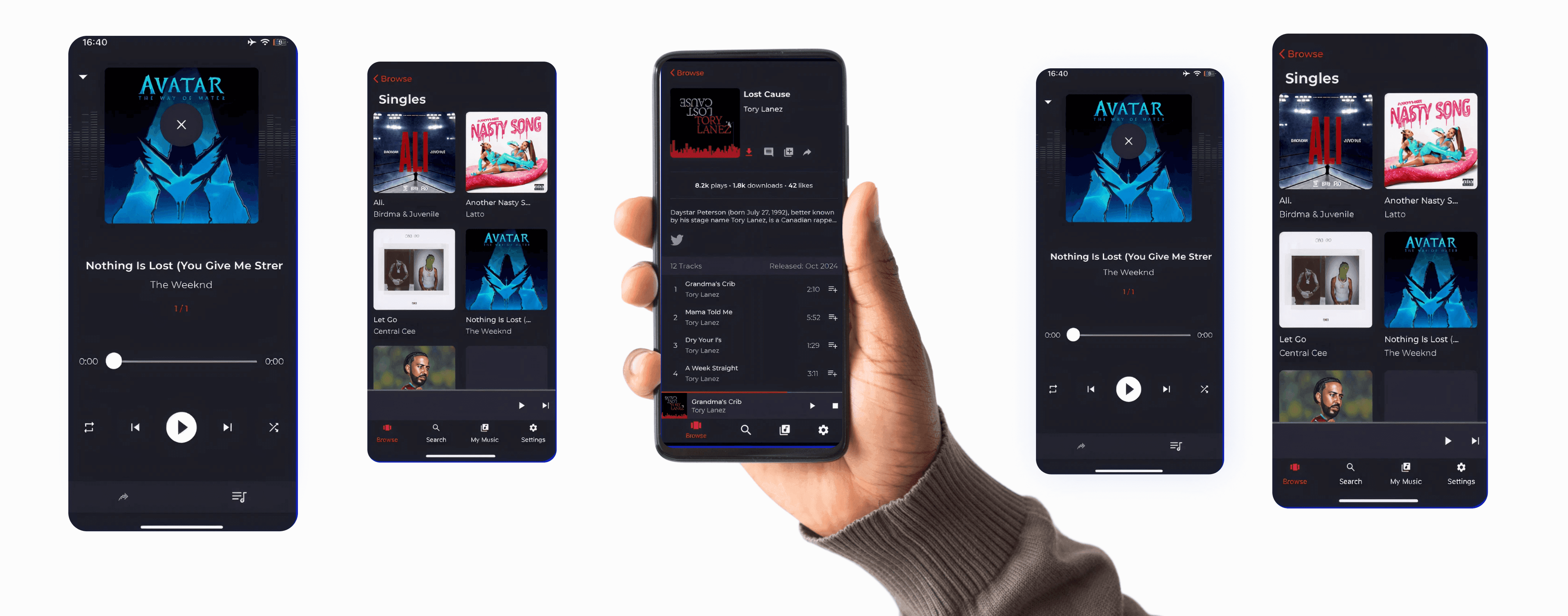 Music app images