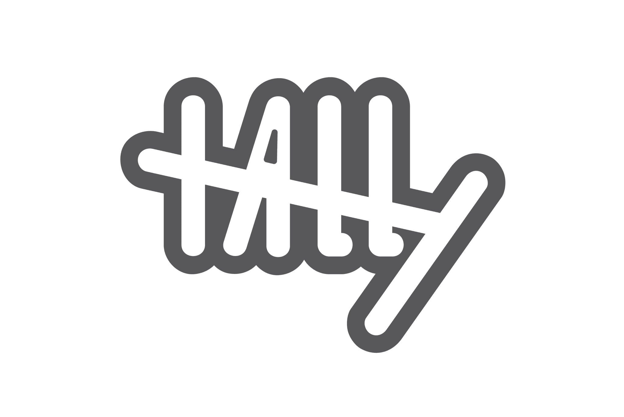 Phone showing Bloomy UI