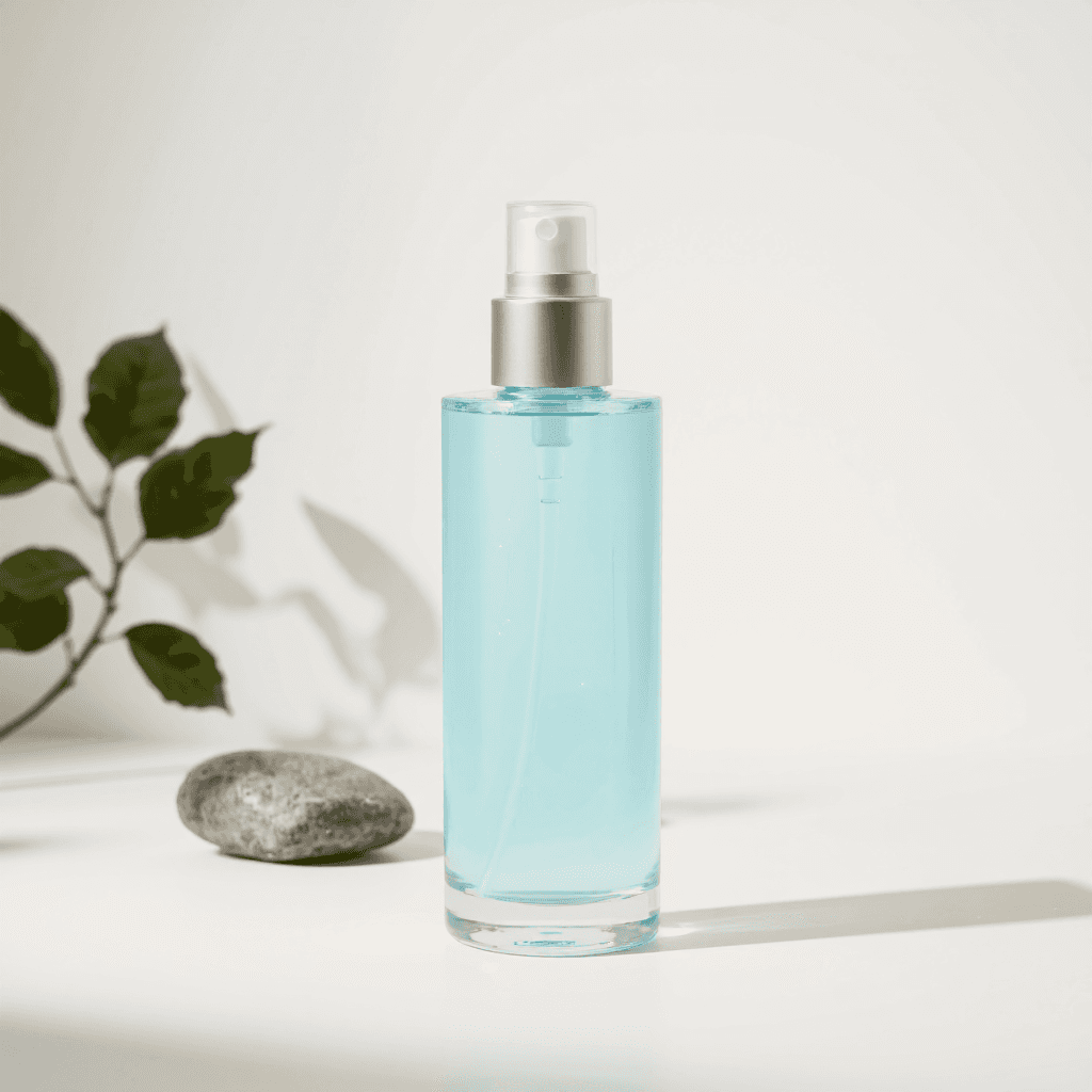product photography of a bottle of toner for skincare
