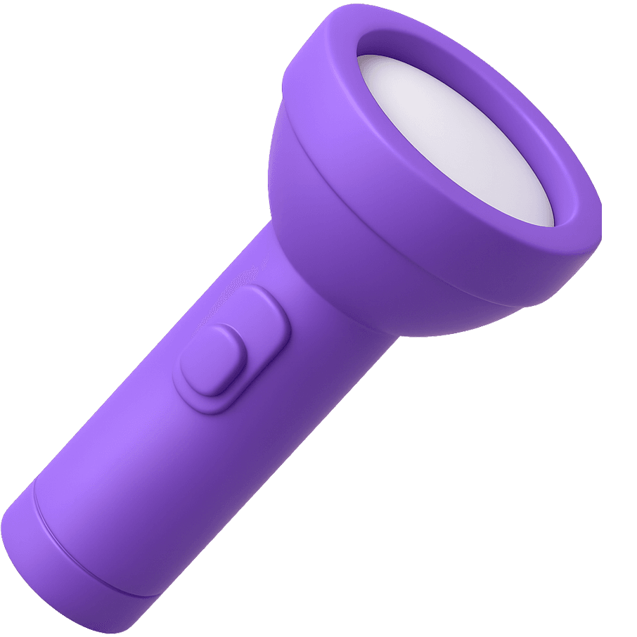 Illustration d'une lampe torche