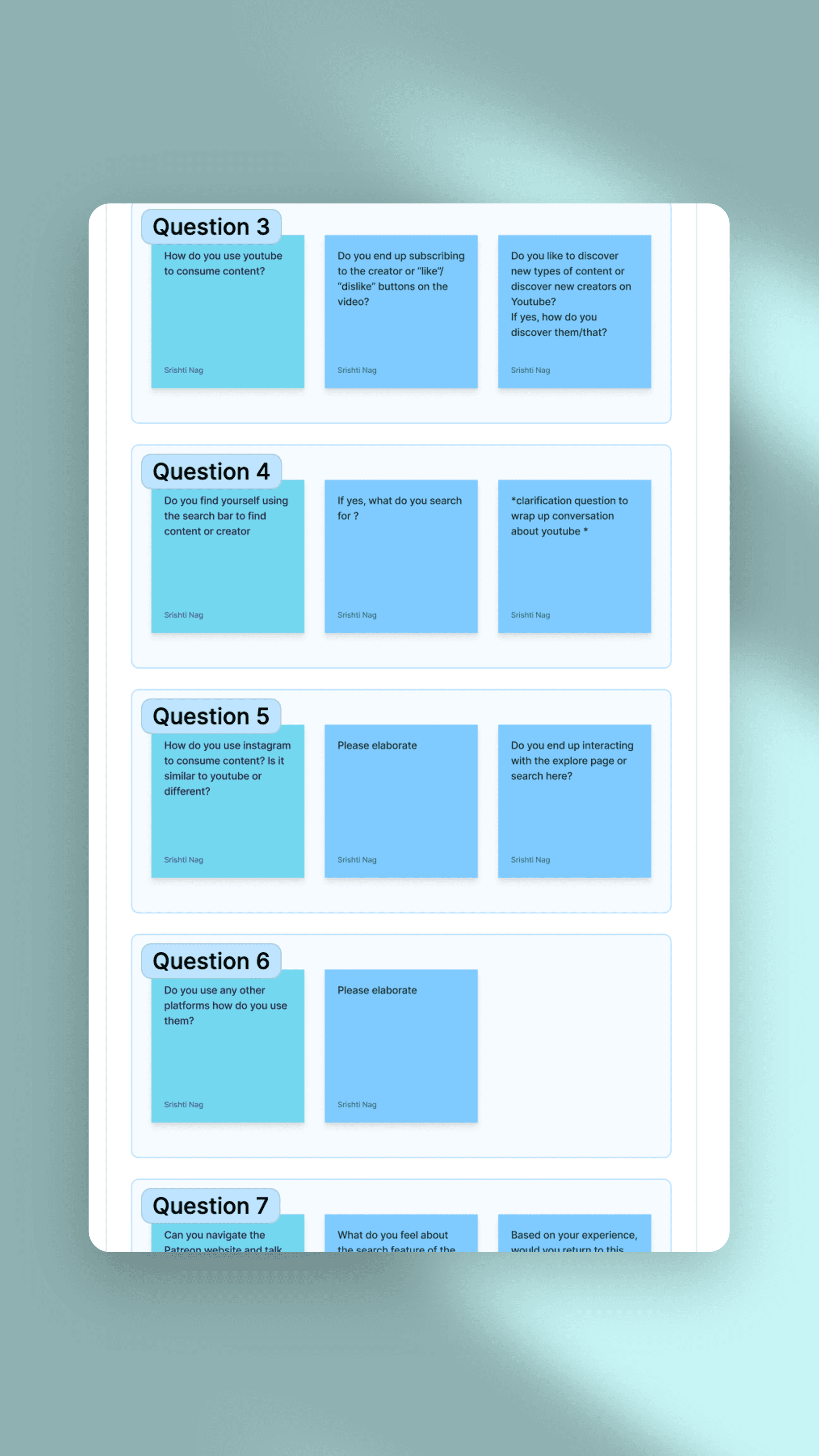 The top half of a screen of a mobile device