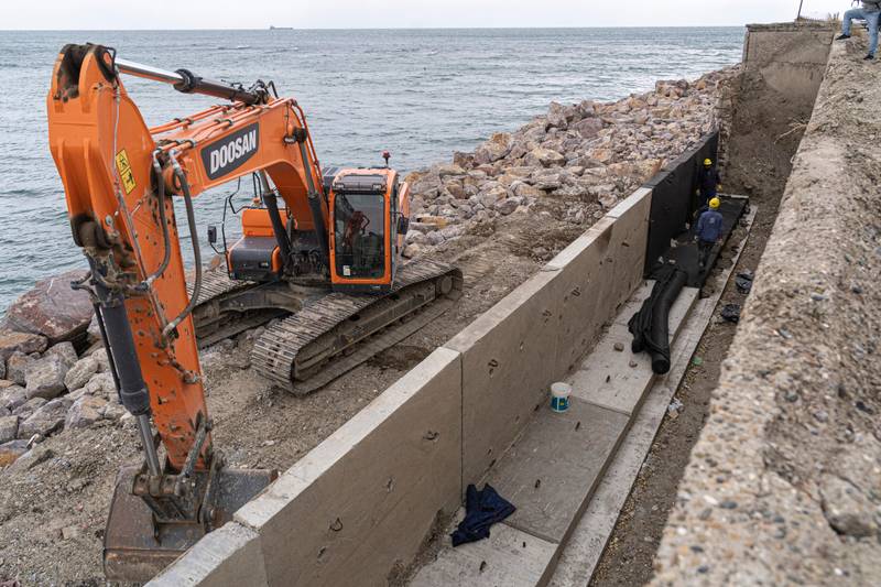 El desarrollo de la obra considerada fundamental para la costa de Comodoro Rivadavia.