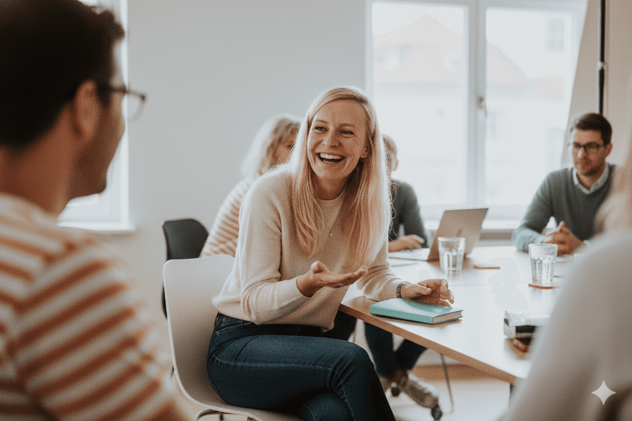 AI trust and guardrails framework: showing human-in-the-loop checks, quality gates, error handling, and team training for safe AI implementation