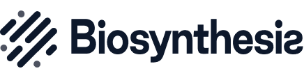 Logo of Biosynthese, featuring a modern design with stylized text and a vibrant color palette.