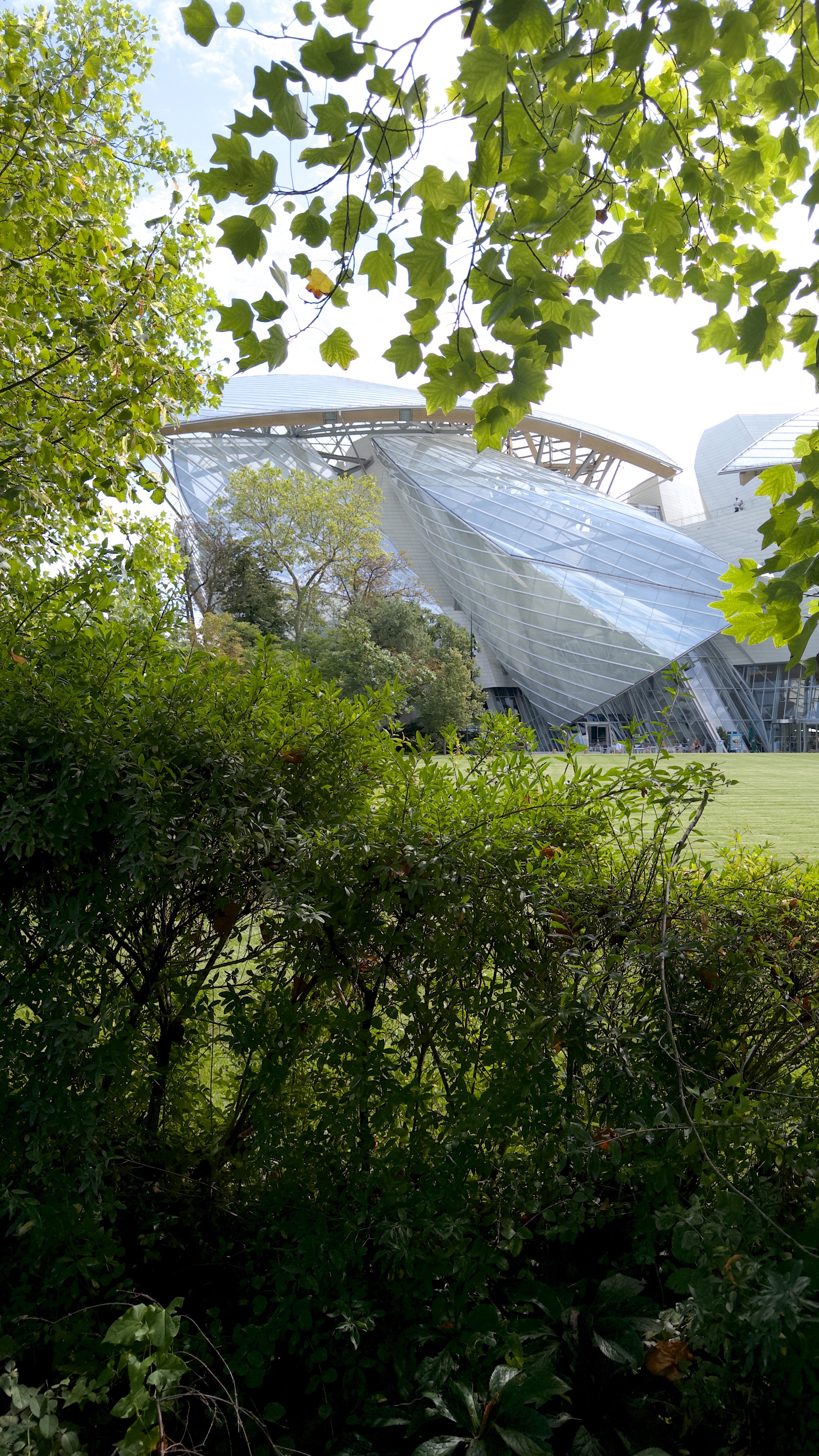 Louis Vuitton Foundation in Paris by Frank Gehry in Paris