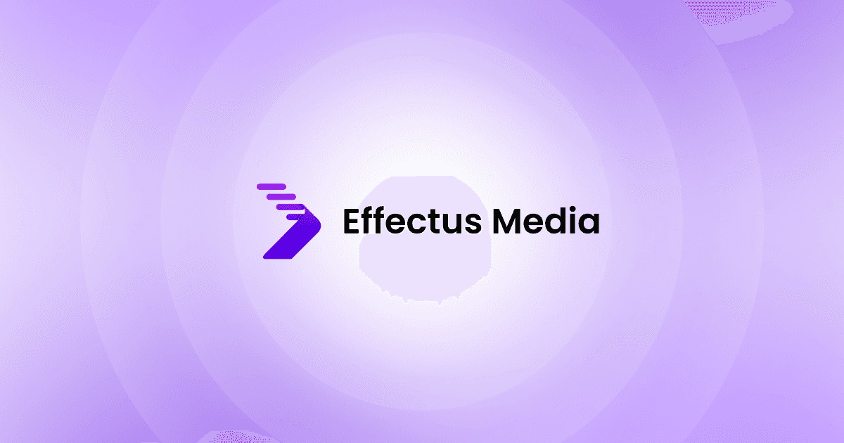 Effectus Media website homepage built with Framer