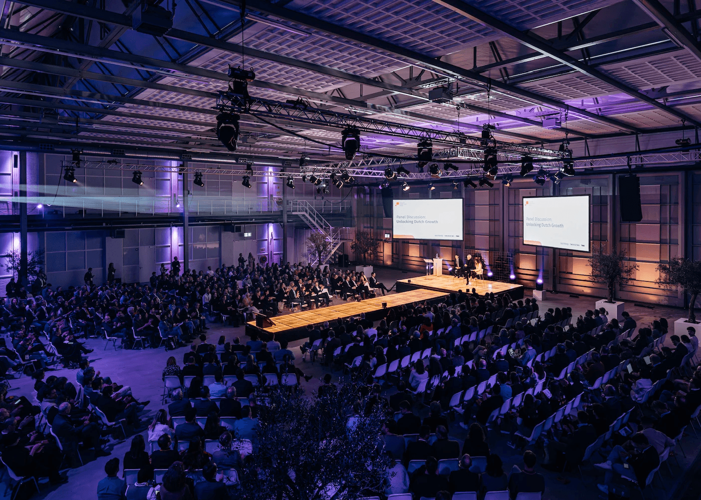 People throwing their suggestions in the air