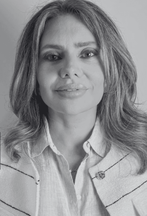 Woman with color palette