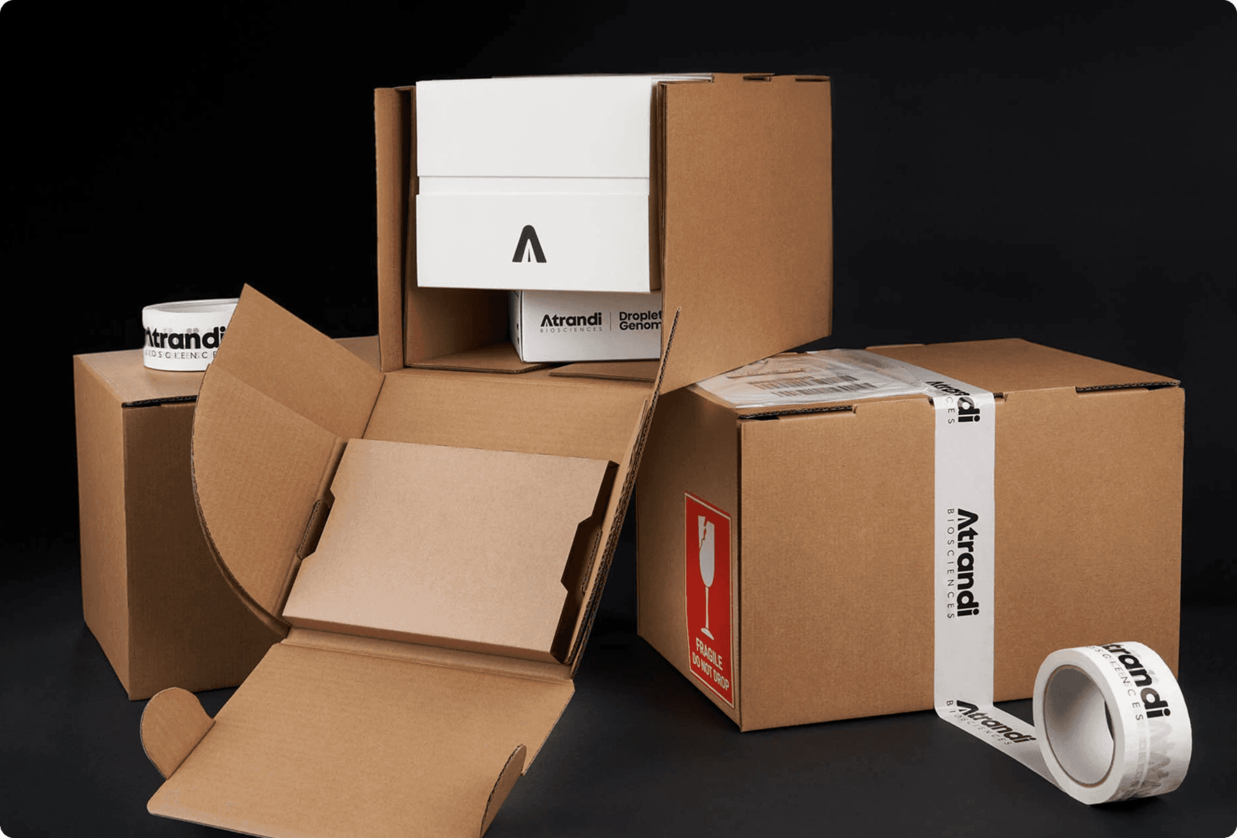 Minimalist composition of a ceramic bottle with blossoming branches, showcasing balance and natural elegance in the Frysta Framer Template by Orbitx Supply.