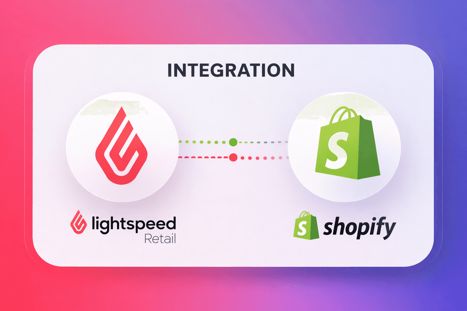 lightspeed to shopify integration logos