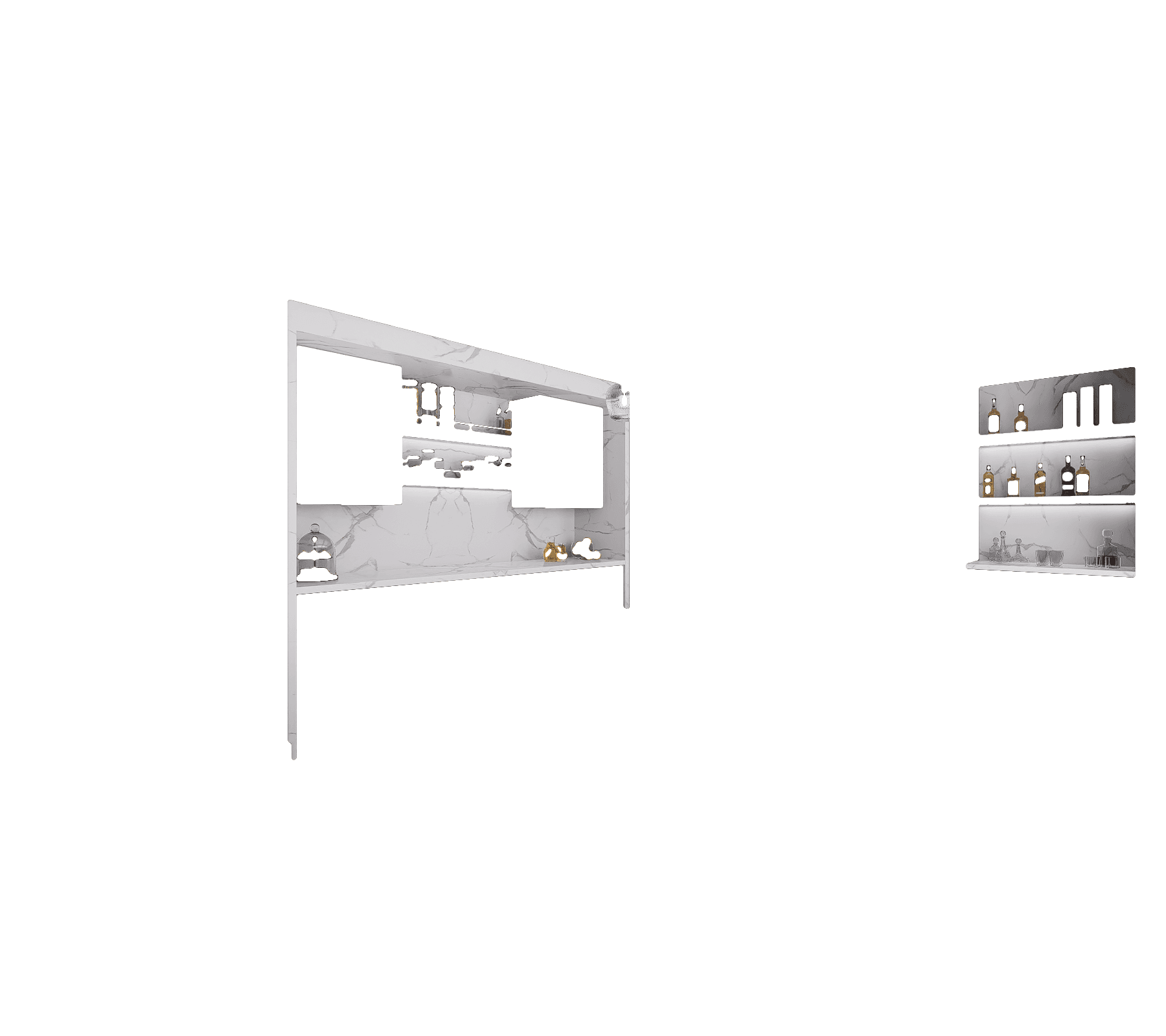 Dining Room Stone Render