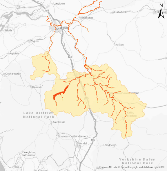 river eden sac nutrient neutrality map