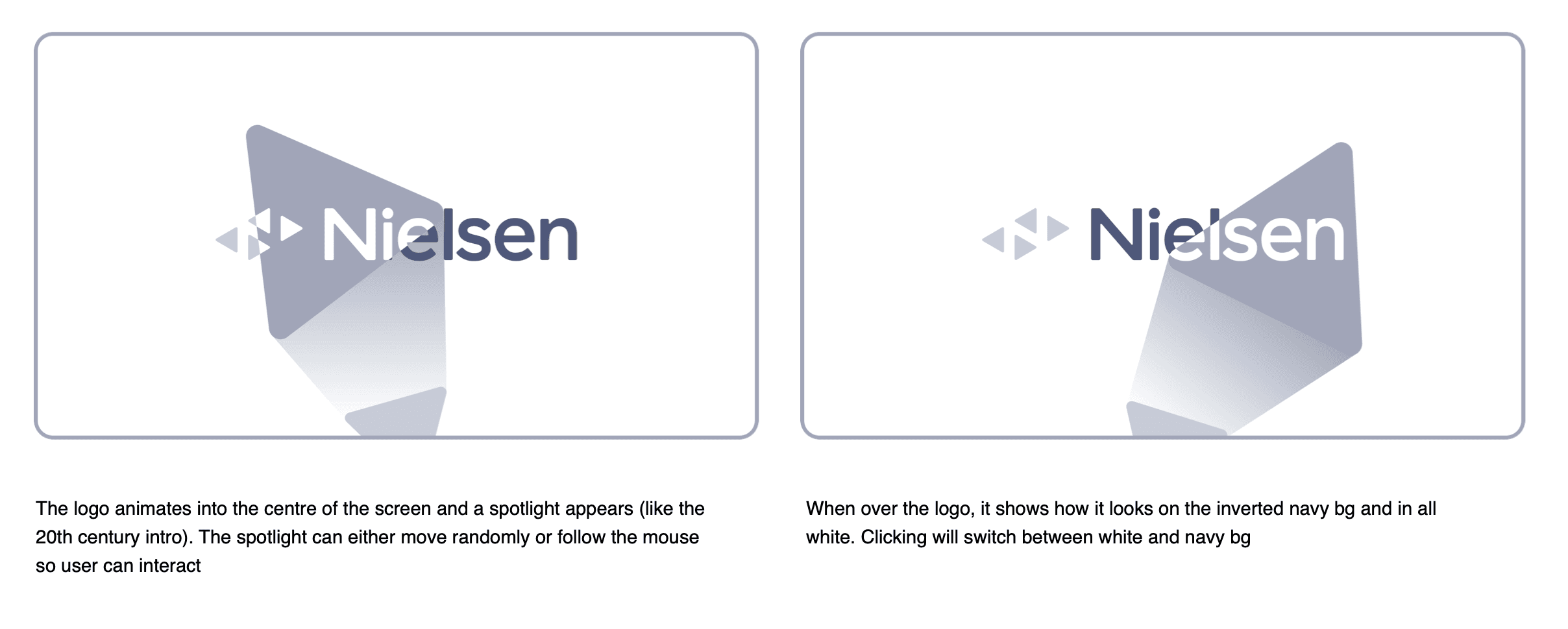 Mockup of the Nielsen website displayed on a laptop, showing the Data design route.