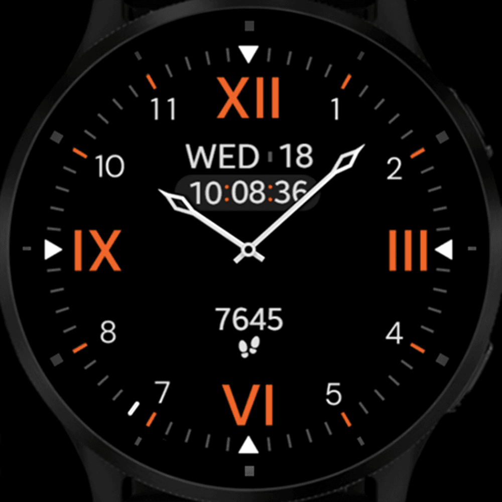 Venu 4 watch displaying a minimal watch face