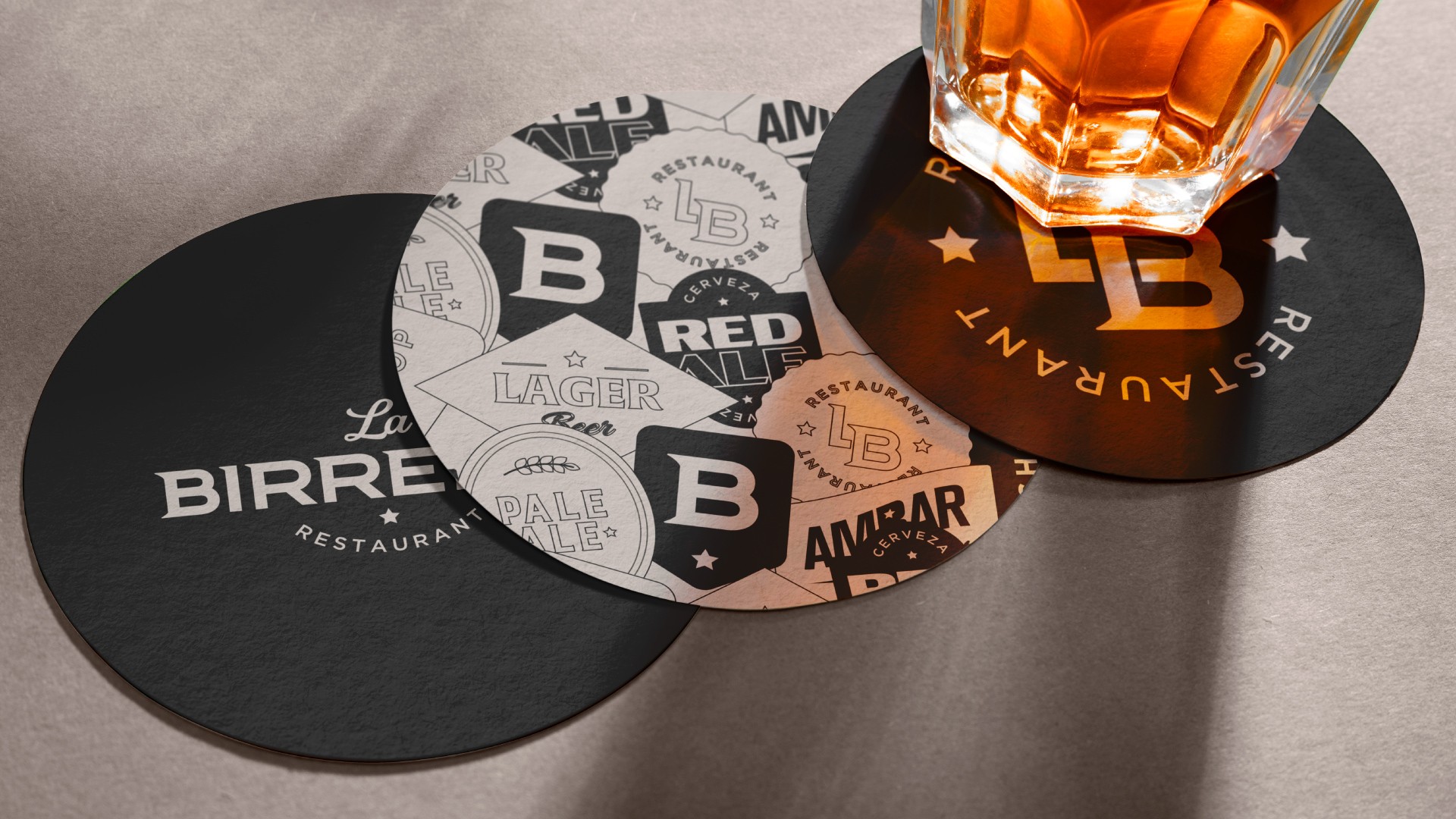 Branding para La Birrería, un bar cervecero con estilo moderno y entretenido – Lagom Studio en Latinoamérica.