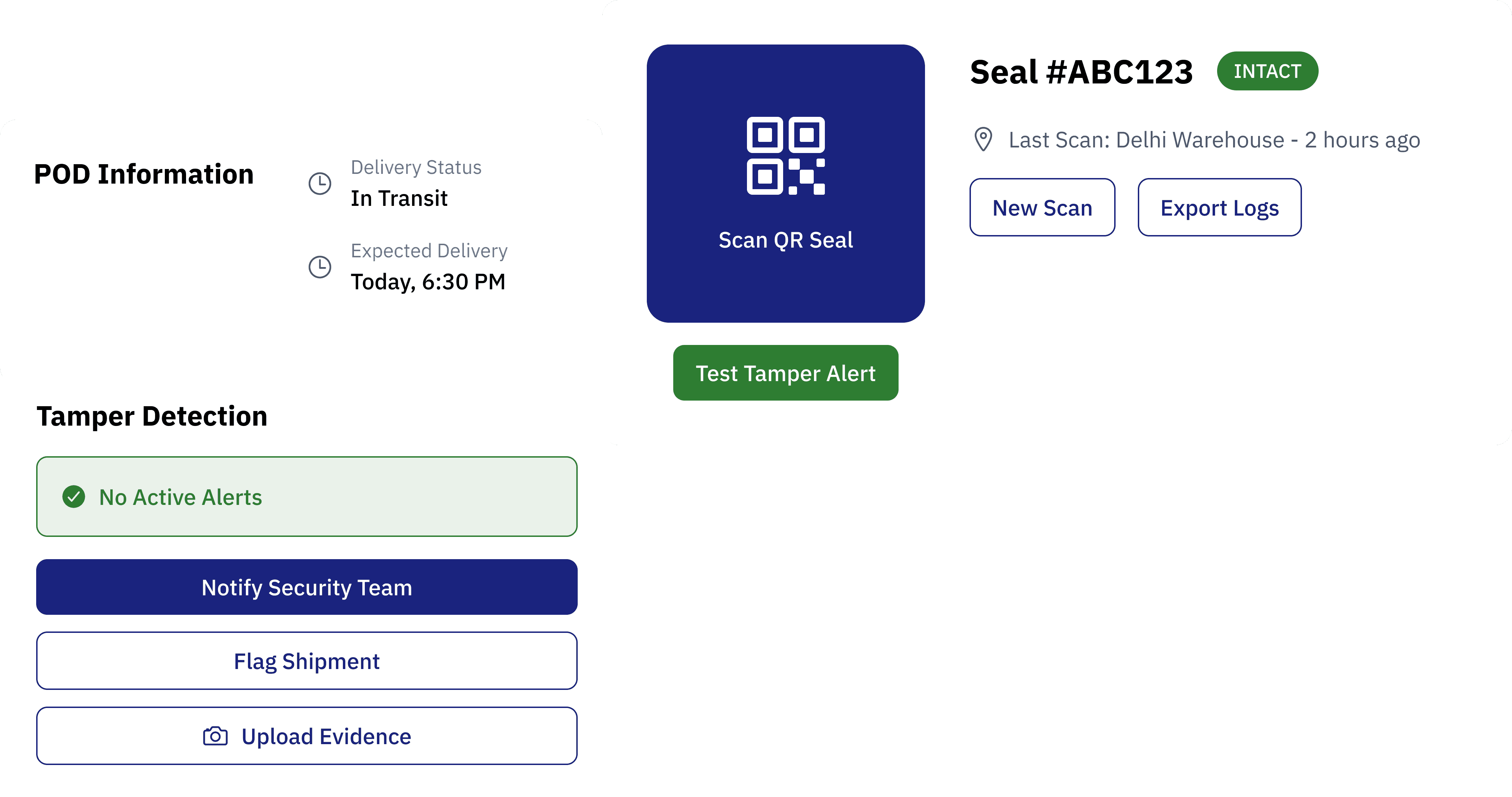 QR-Based Seal Management