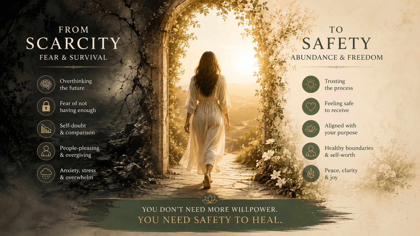 from scarcity to safety