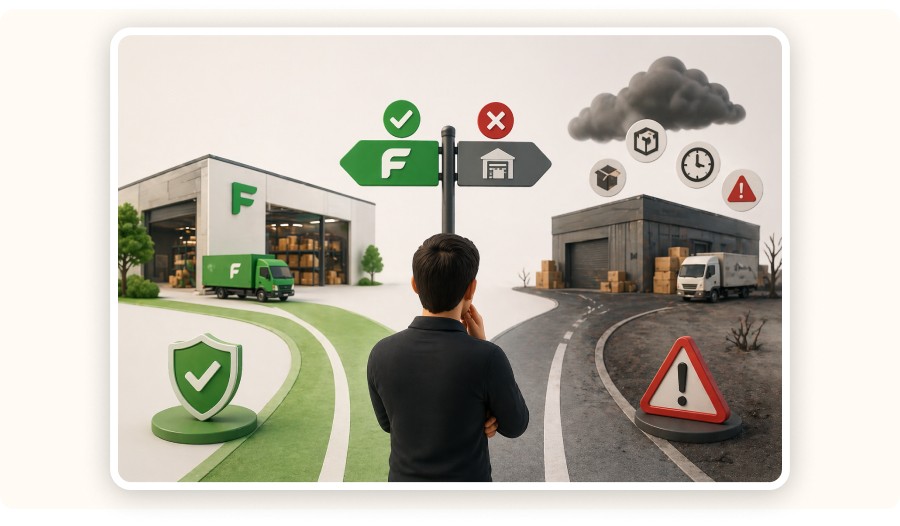 Illustration carrefour logistique