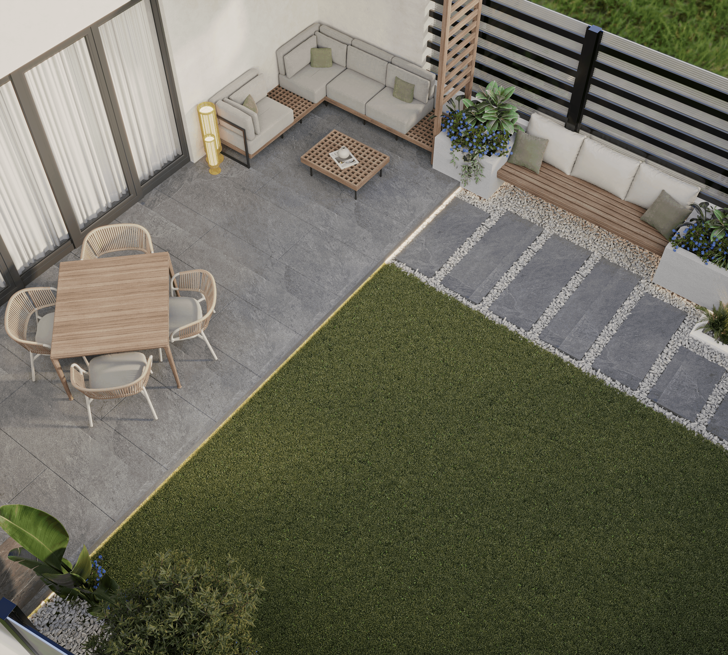 Project showcase image featuring a modern, refined interior.