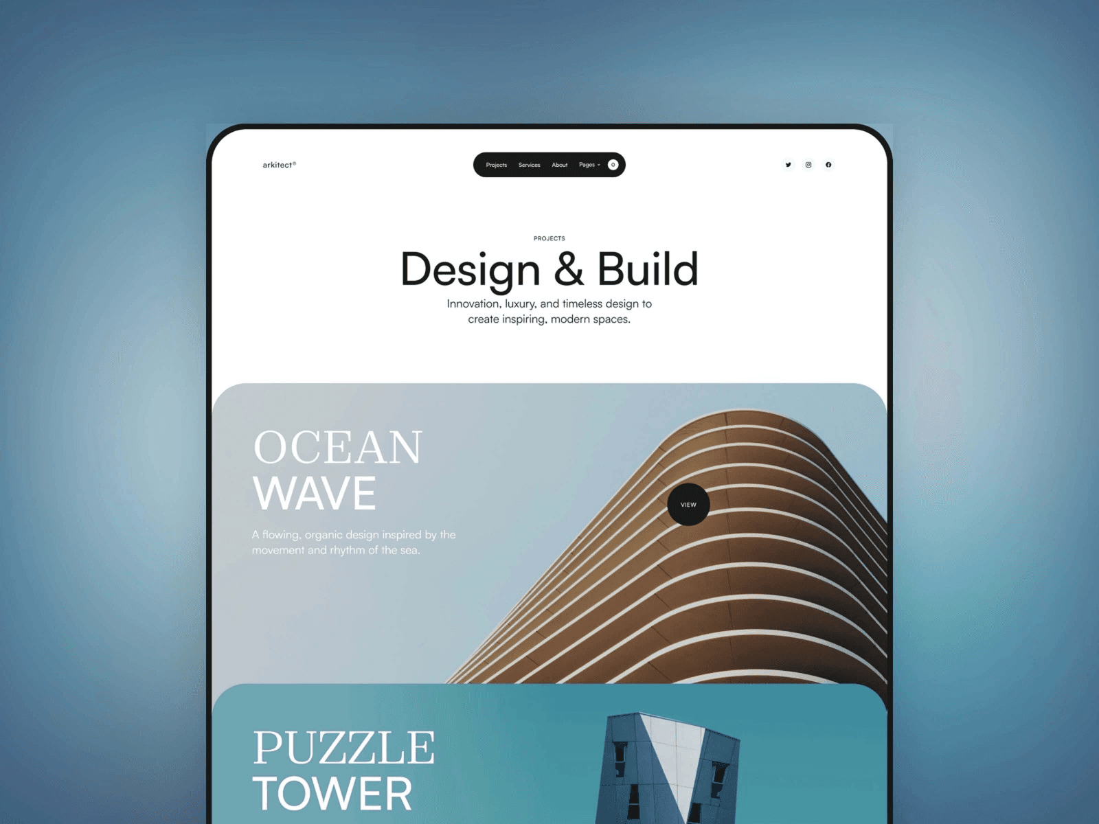 Arkitect - Architecture Framer Template