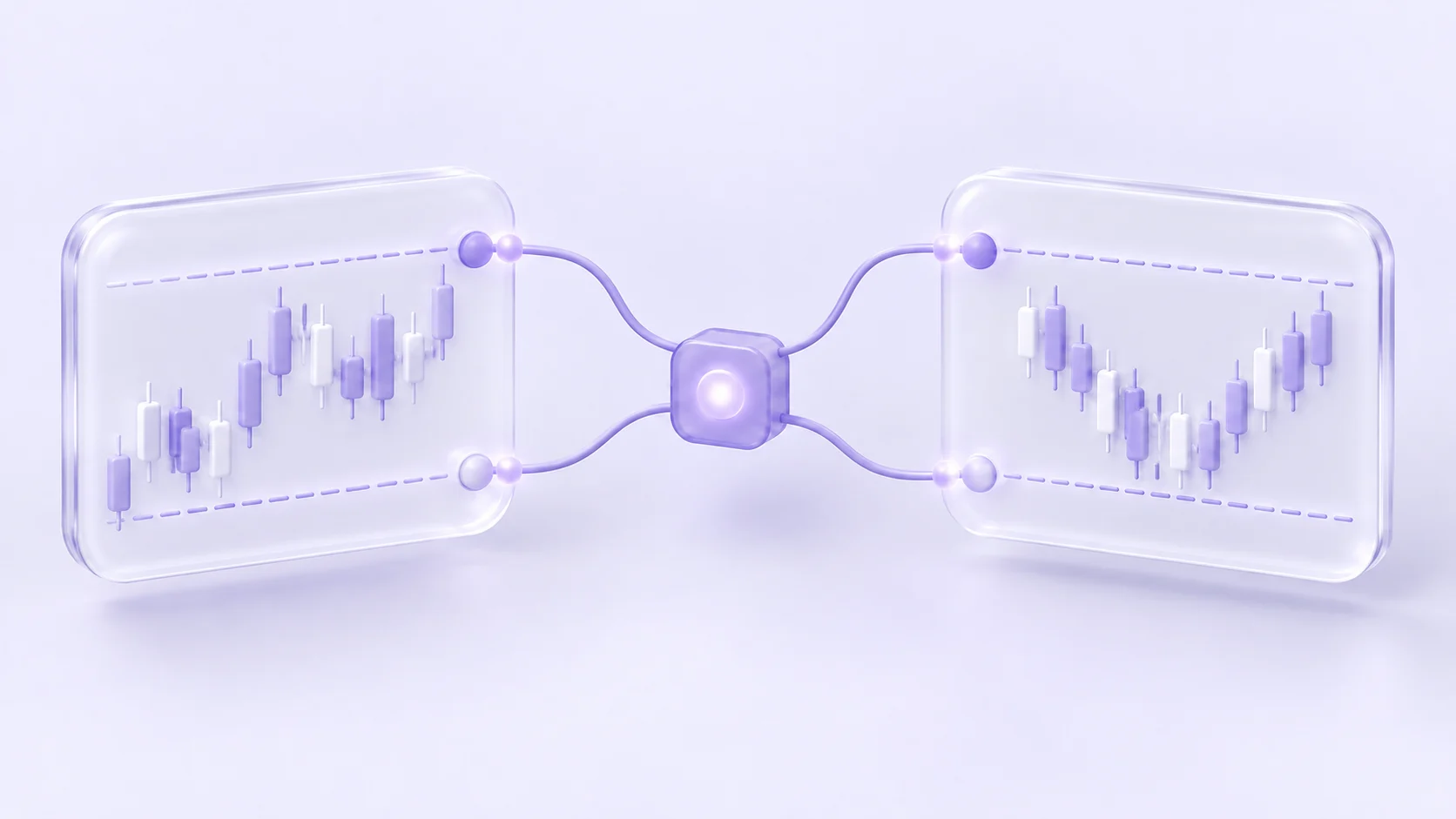Source and receiver charts connected through upper and lower order markers