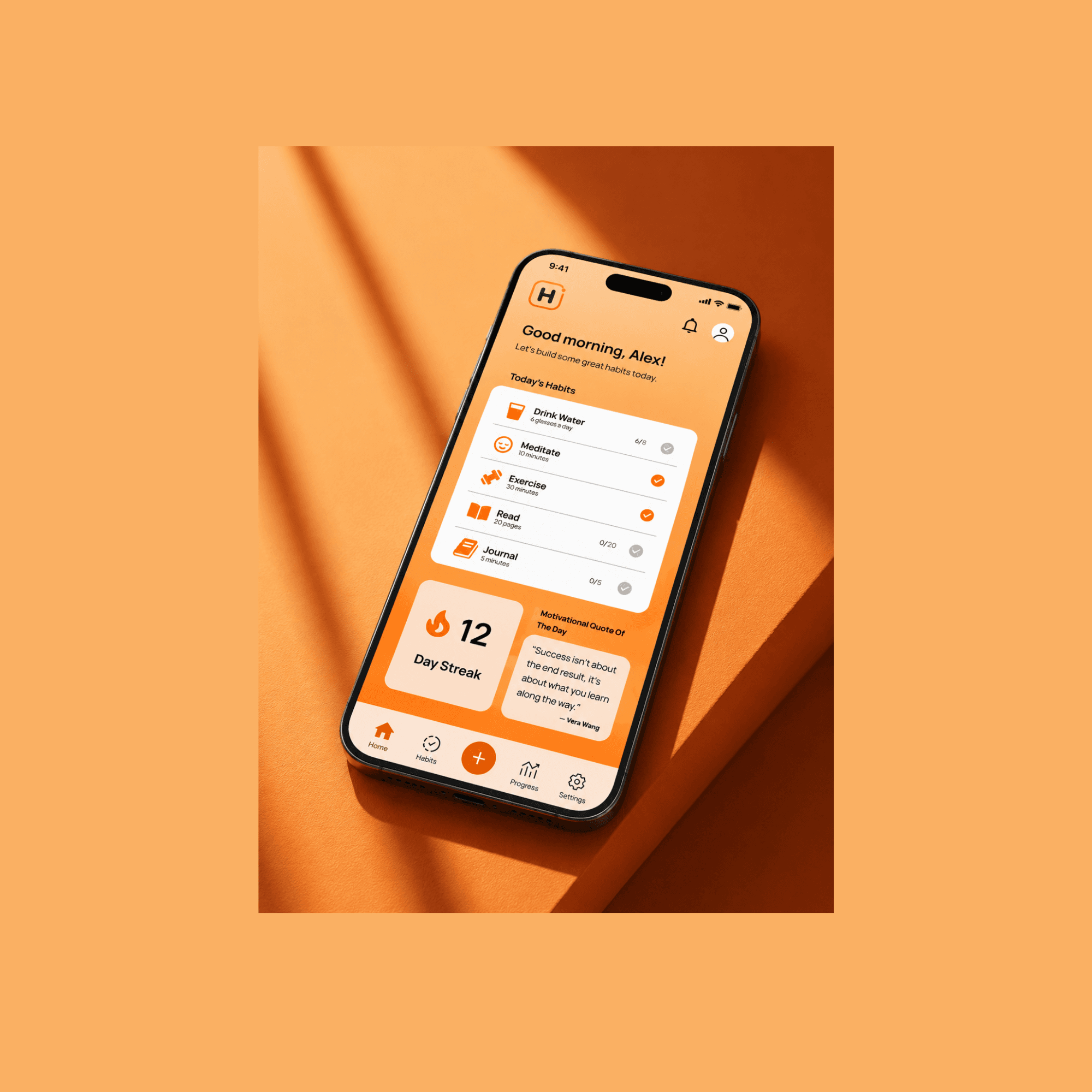 Habit Me Dashboard