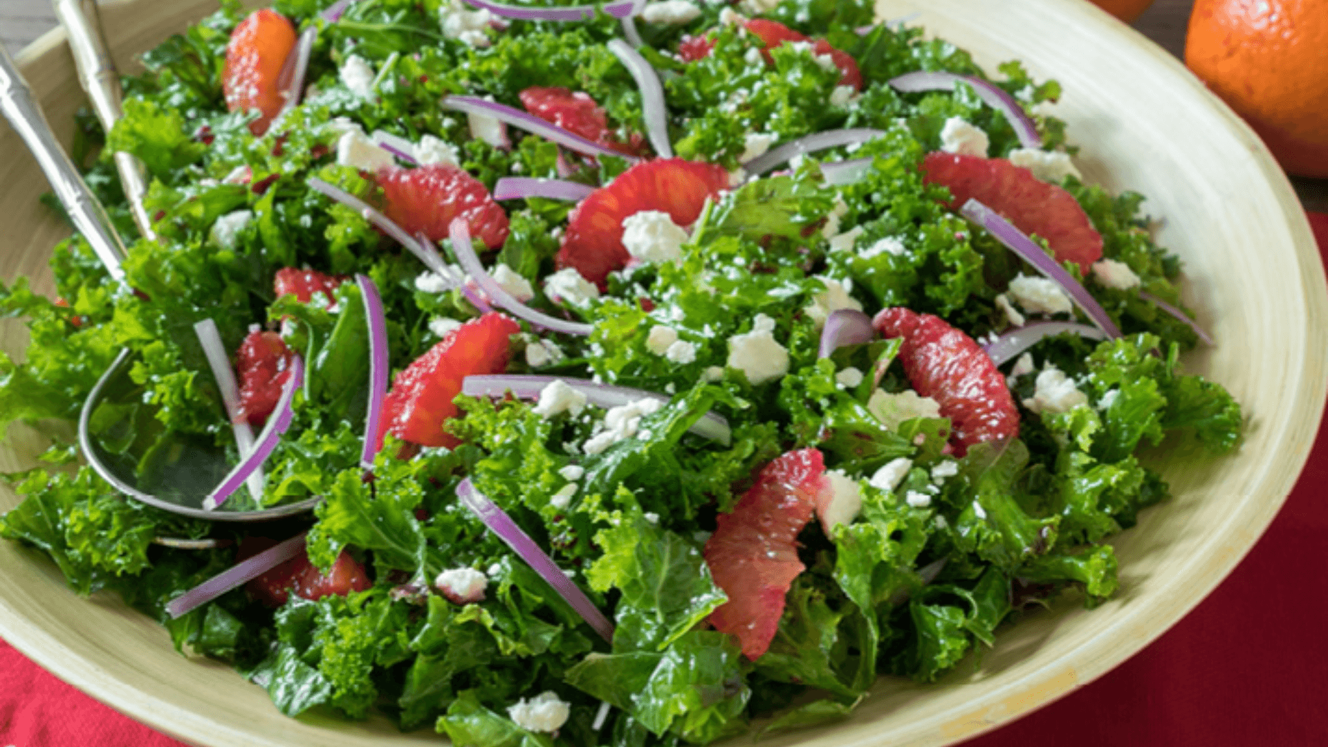 Kale & Blood Orange Salad