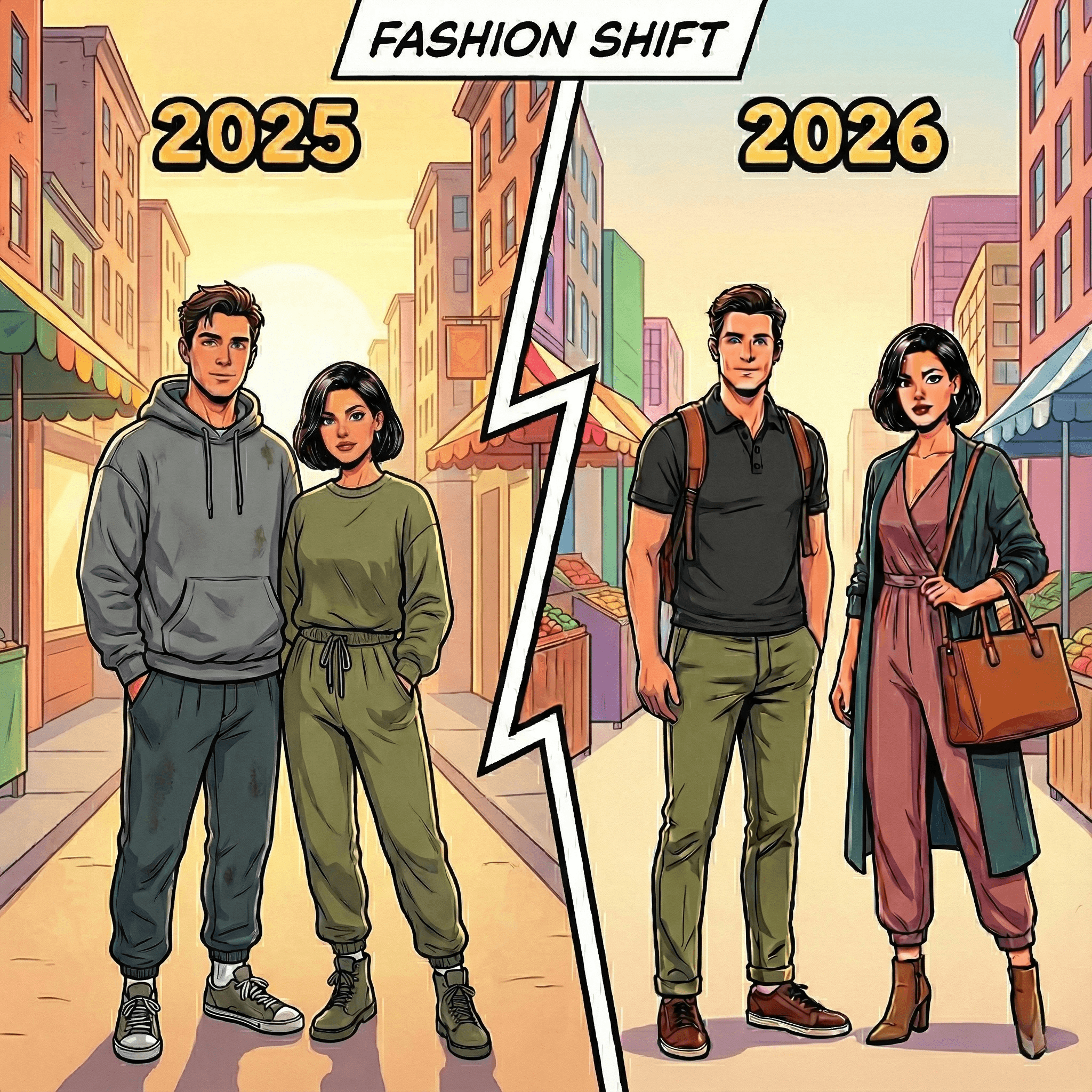 Person reviewing their wardrobe and planning daily outfits as part of a personal style reset for the new year, focusing on smarter clothing choices and confidence