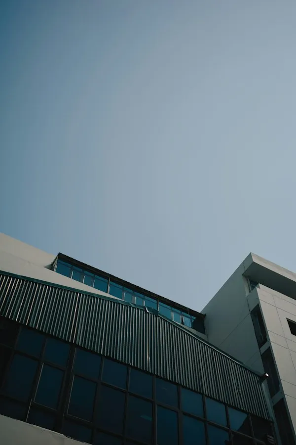 Modern commercial real estate property