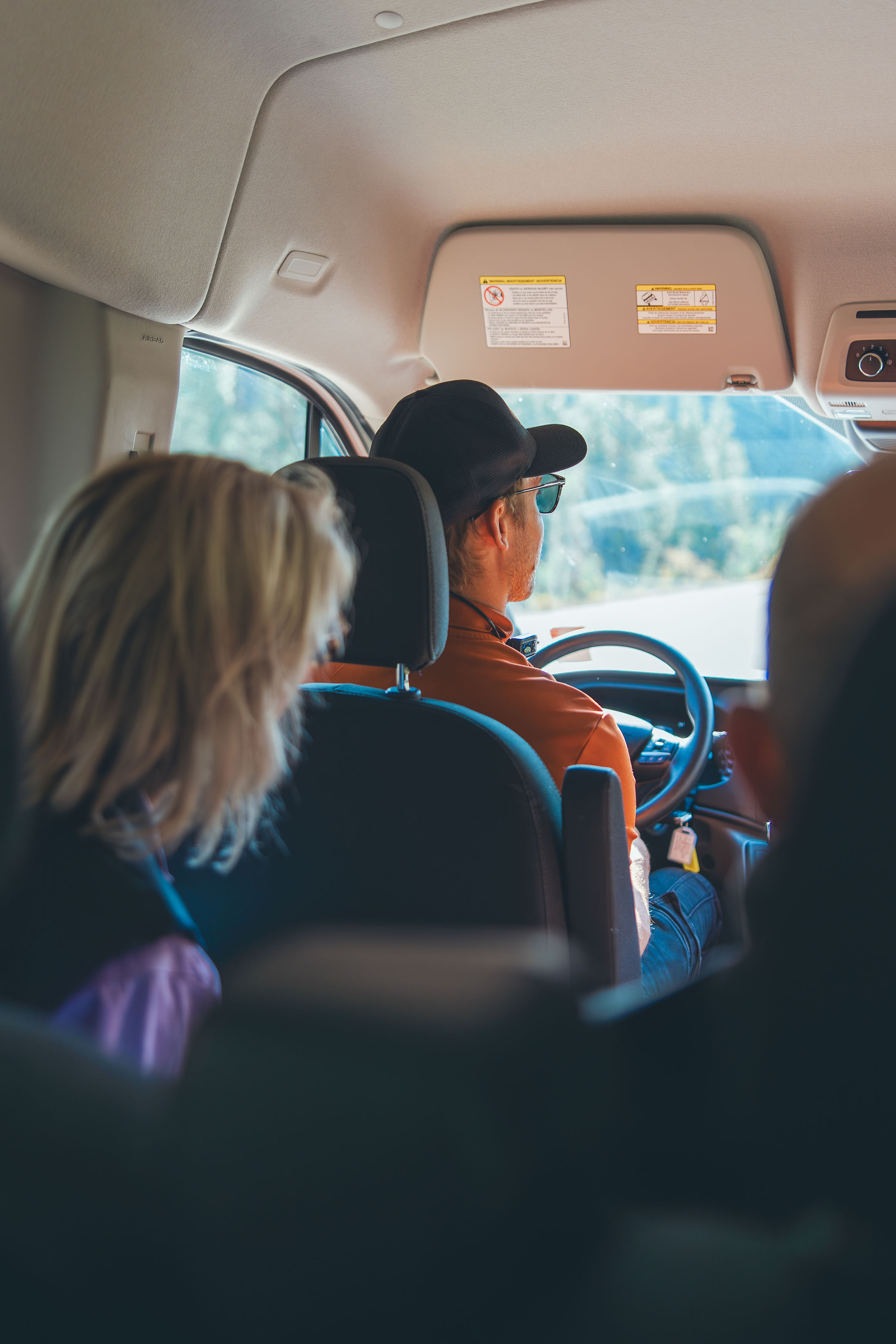 Explore Banff guide and customers on transfer