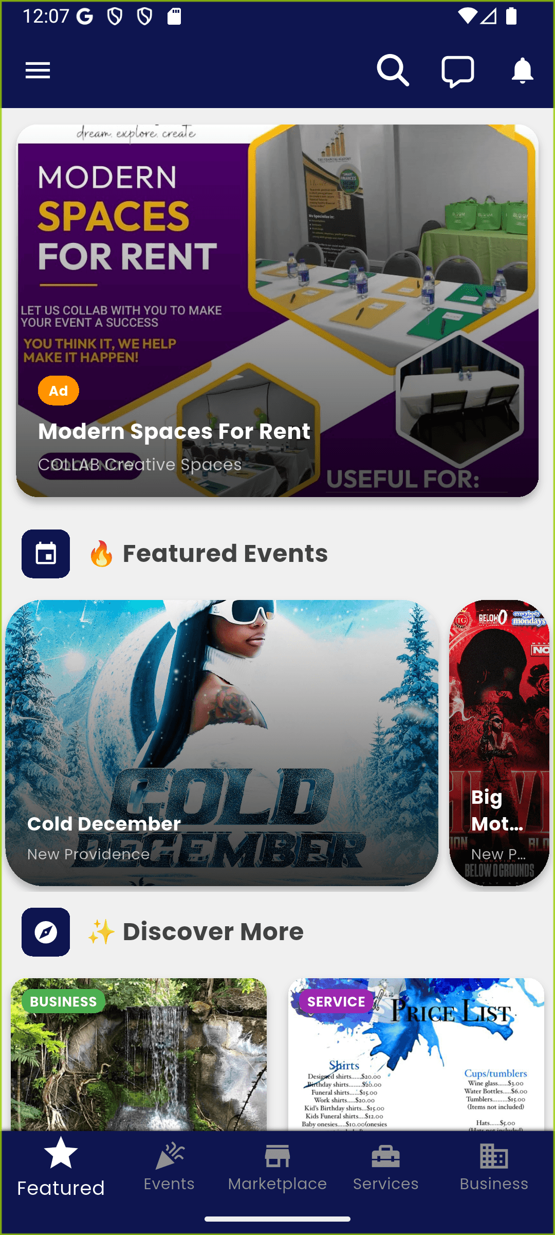 Mobile UI