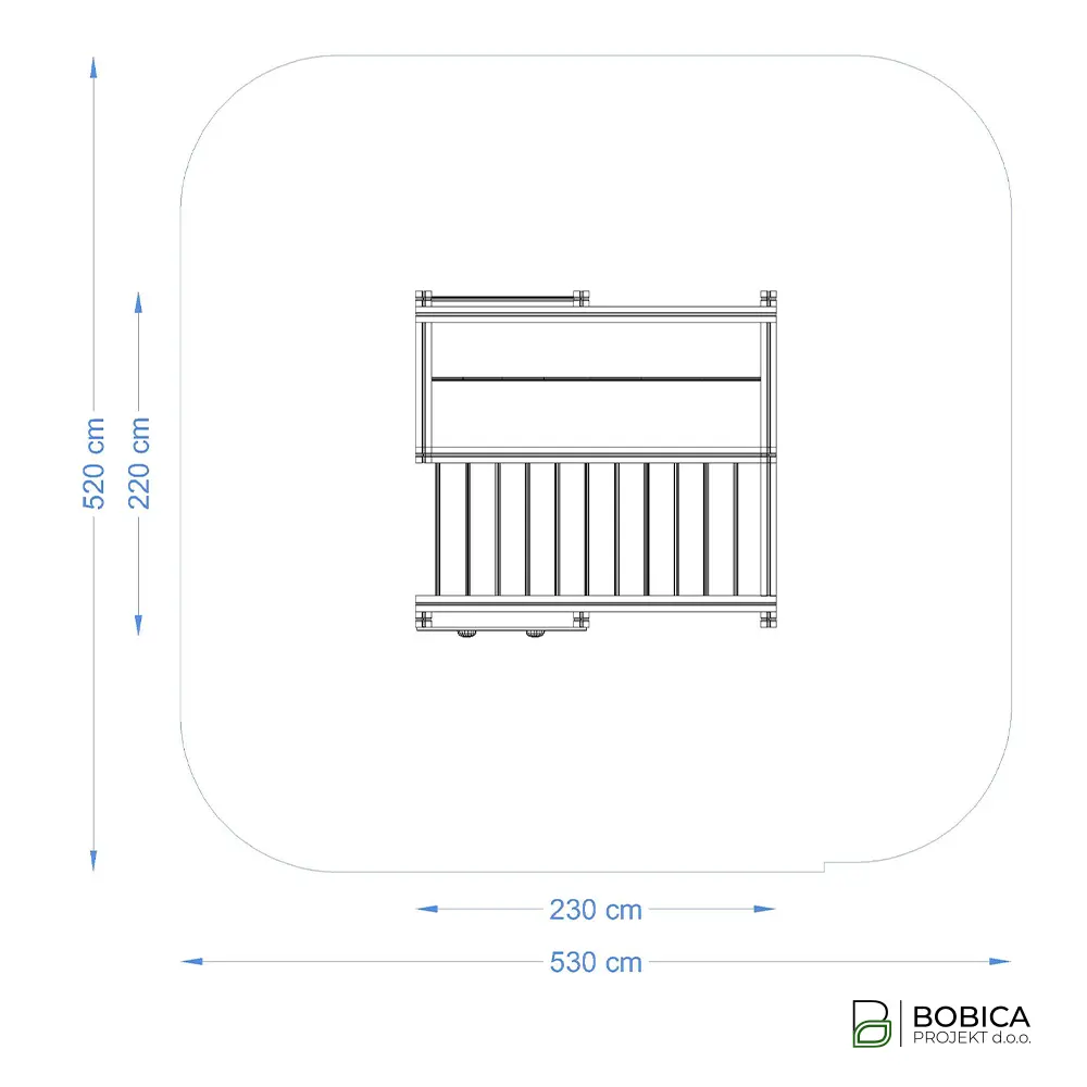 Drvena penjalica "SpiderCube"
