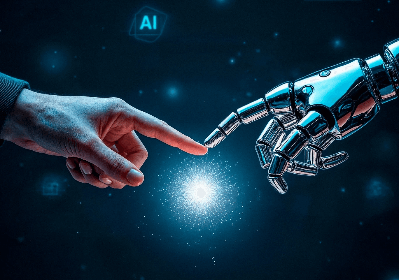 Close-up of blue flowers, glistening with droplets of water, creating a serene and calming atmosphere.