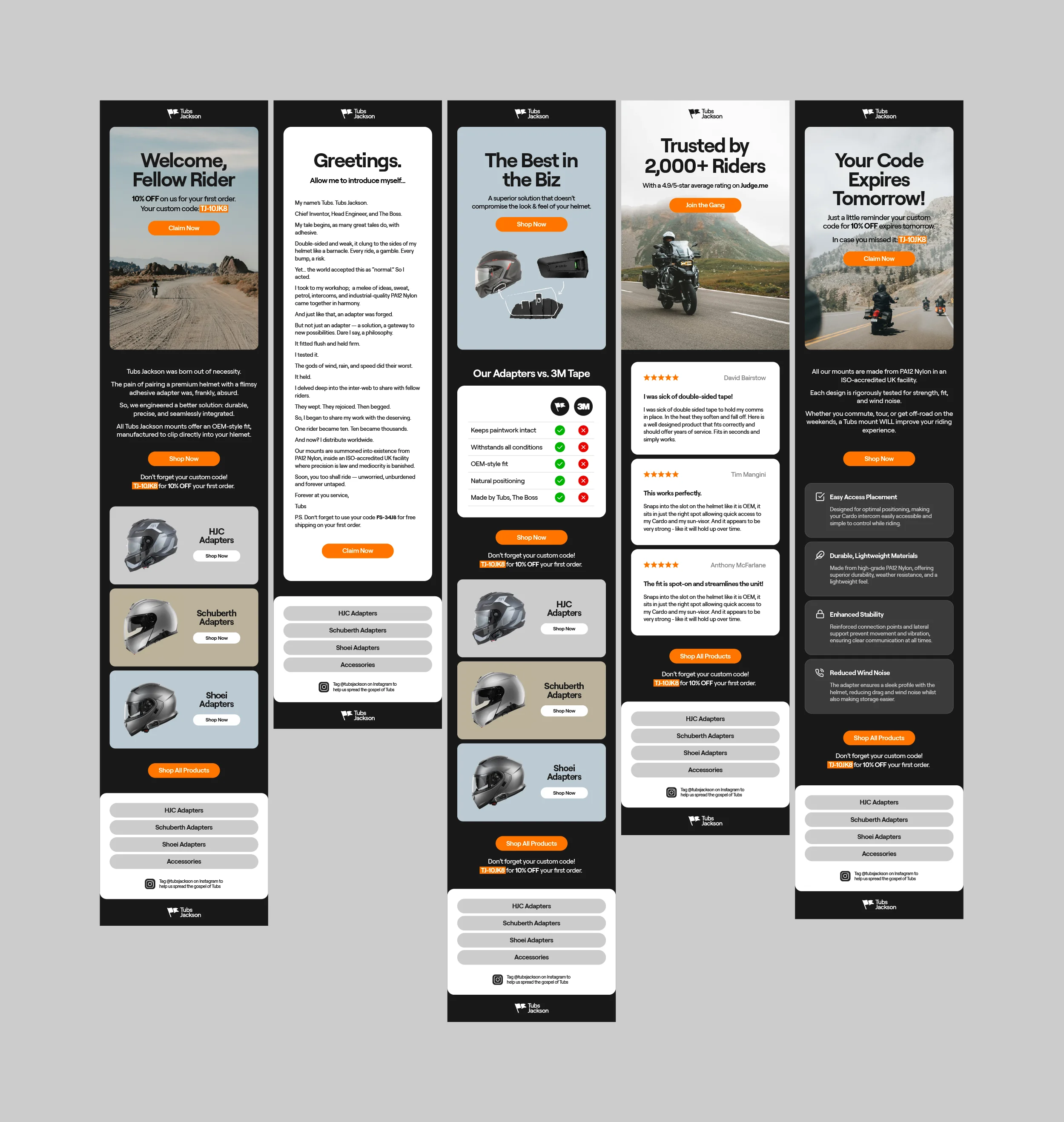 Tubs Jackson email marketing