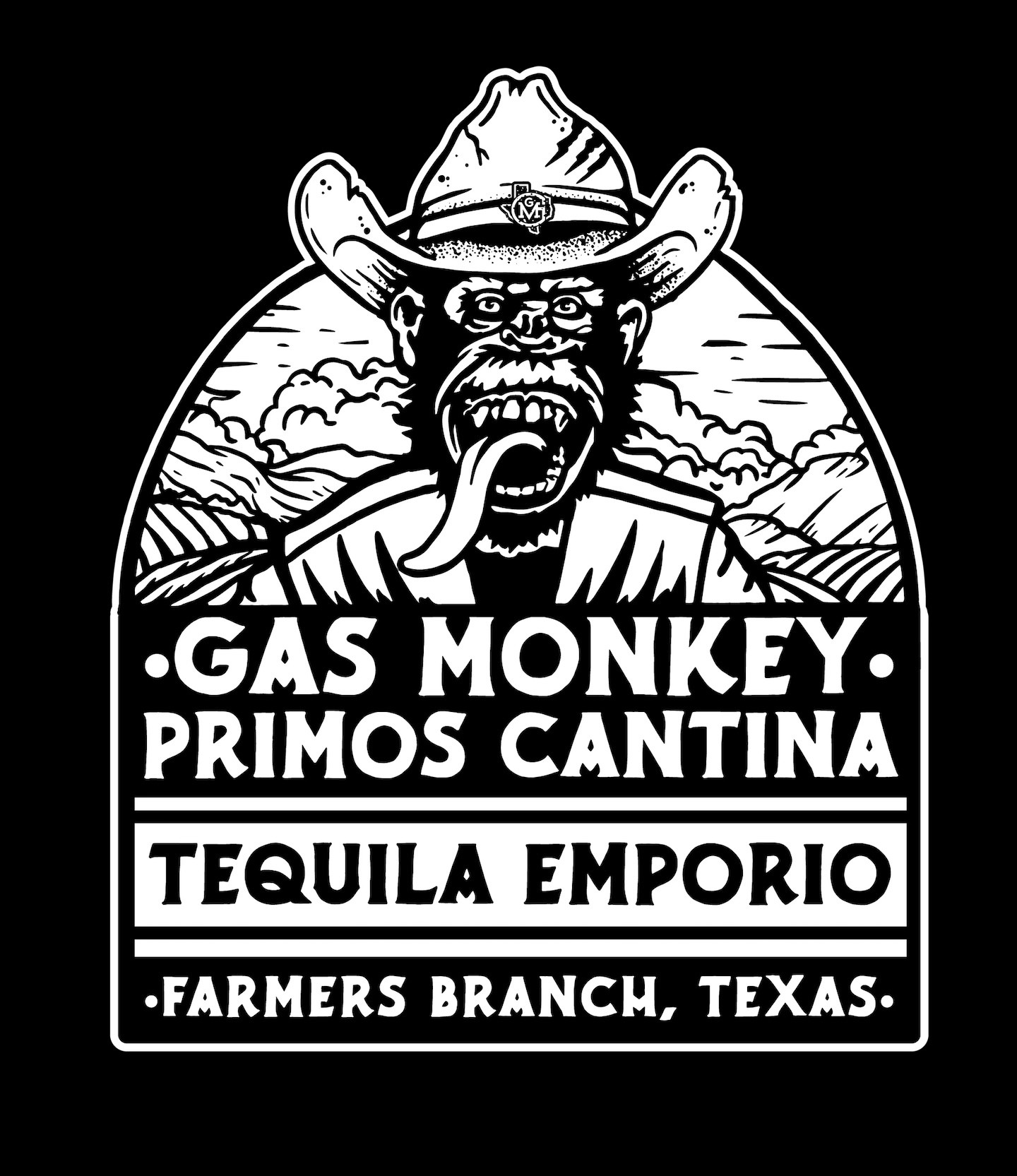 Gas Monkey Garage Primos Cantina Brand Badge