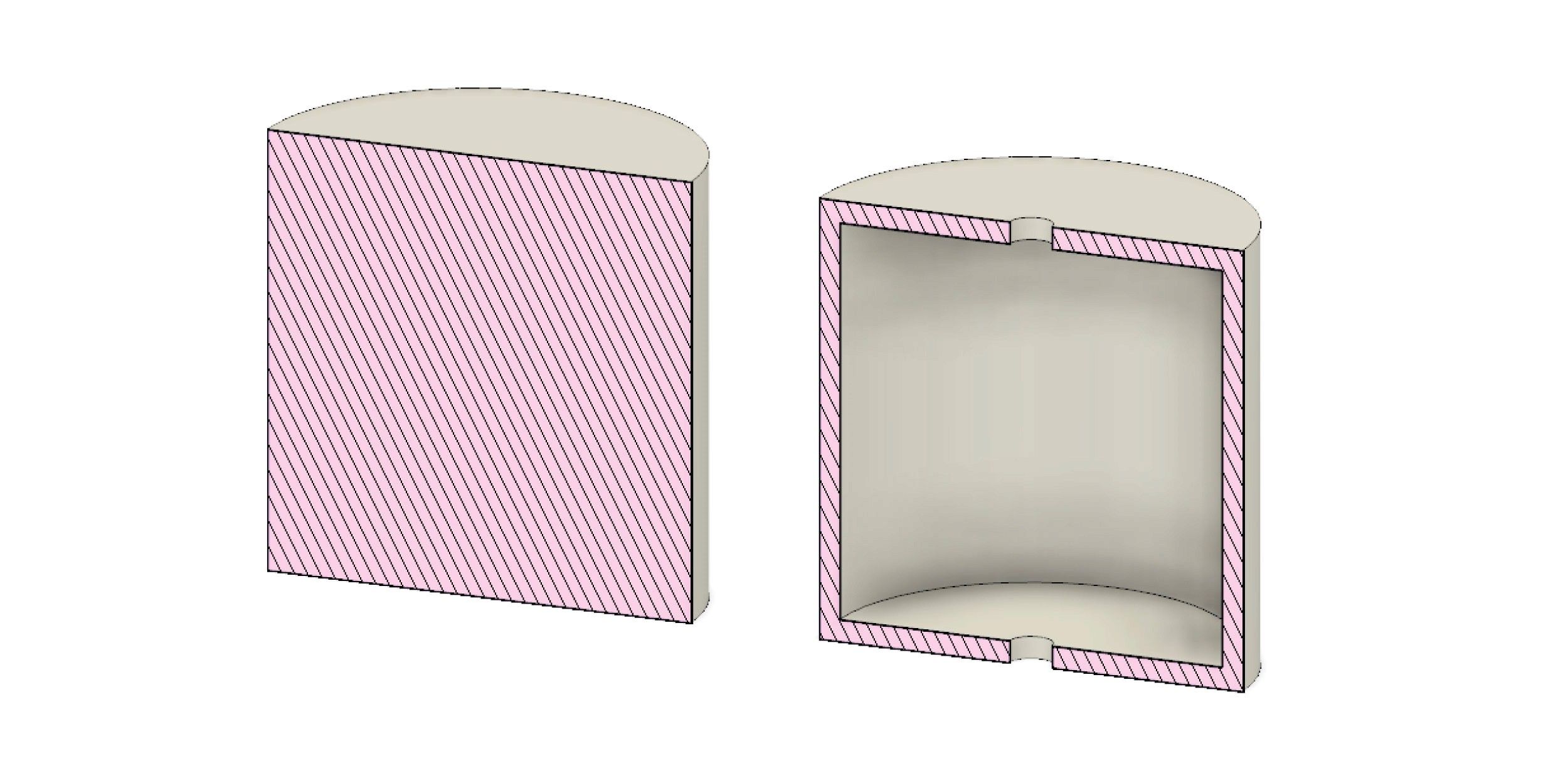 hollow model for 3d printing