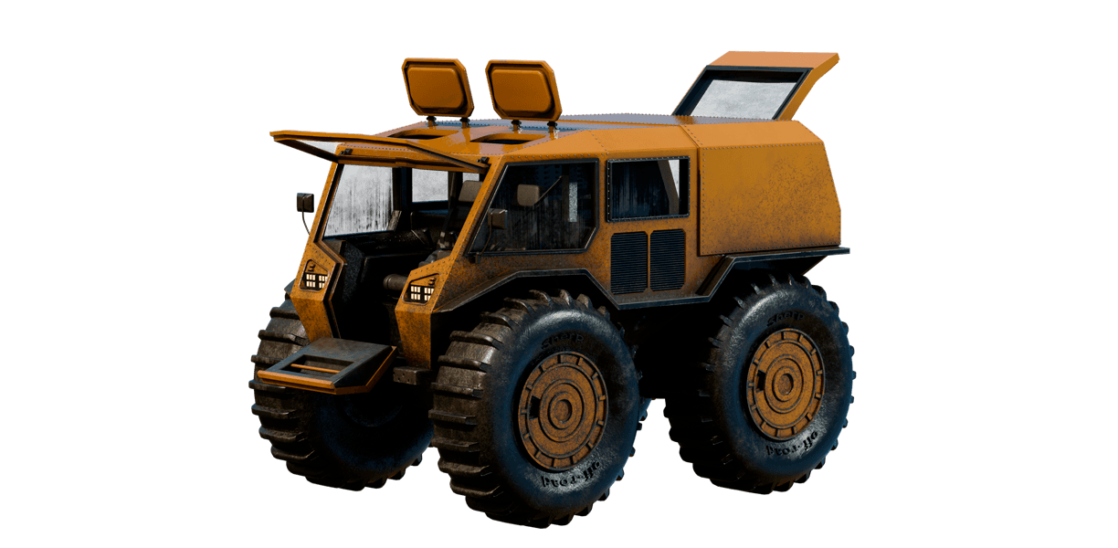 sherp vehicle 3d model