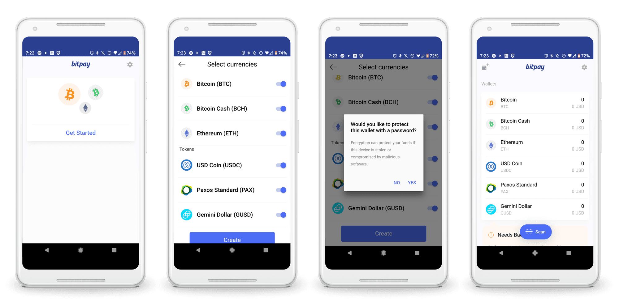 Stablecoins in the BitPay App