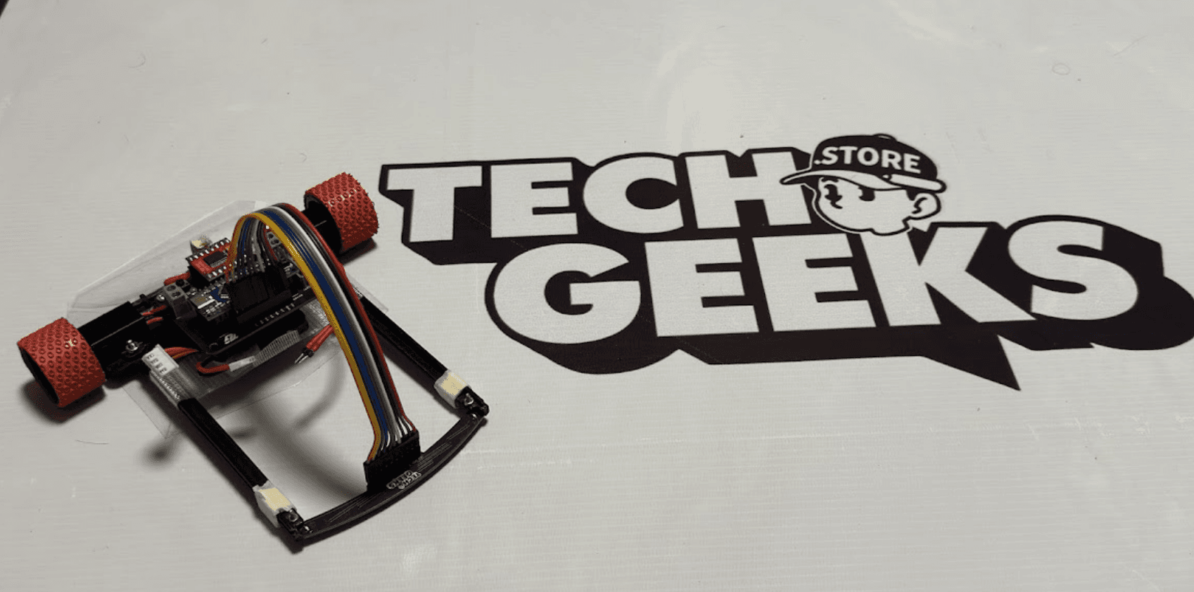 TECHGEEKS MARK 2 LINE FOLLOWING ROBOT REAL IMAGE 5