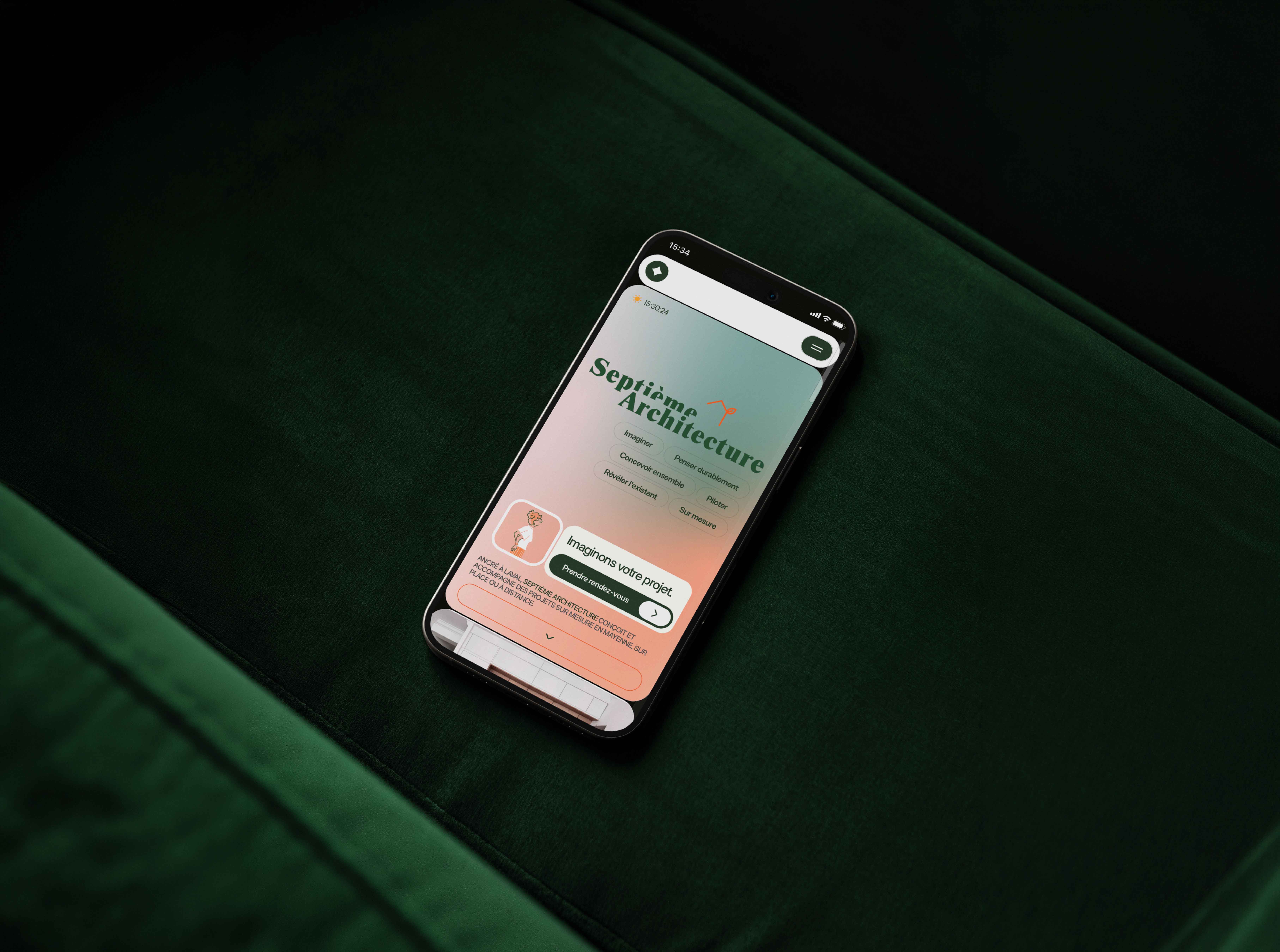 Site internet création Grappe Design Wallis et Tess Foucher