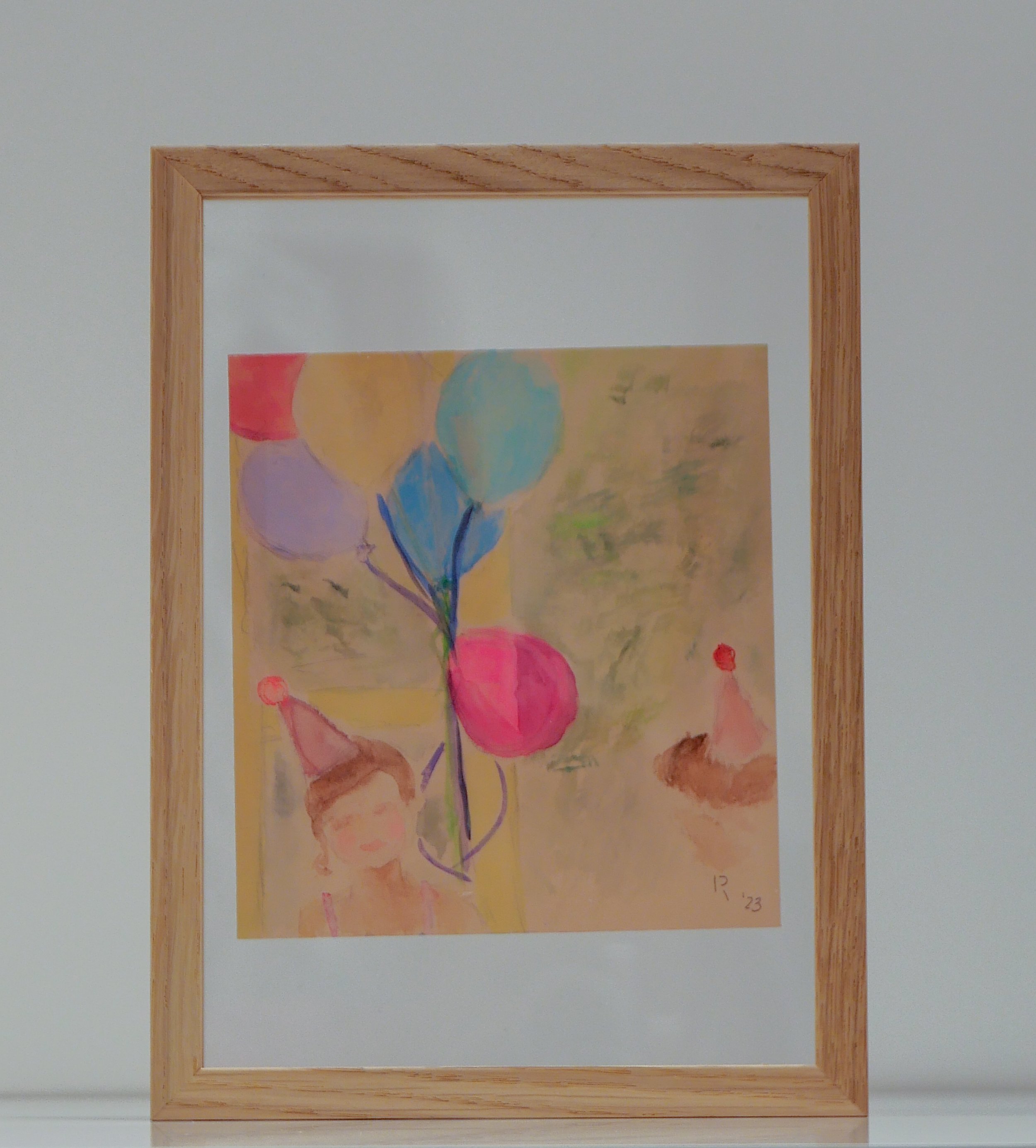 Final del Juego · watercolour on paper · 13 × 14 cm