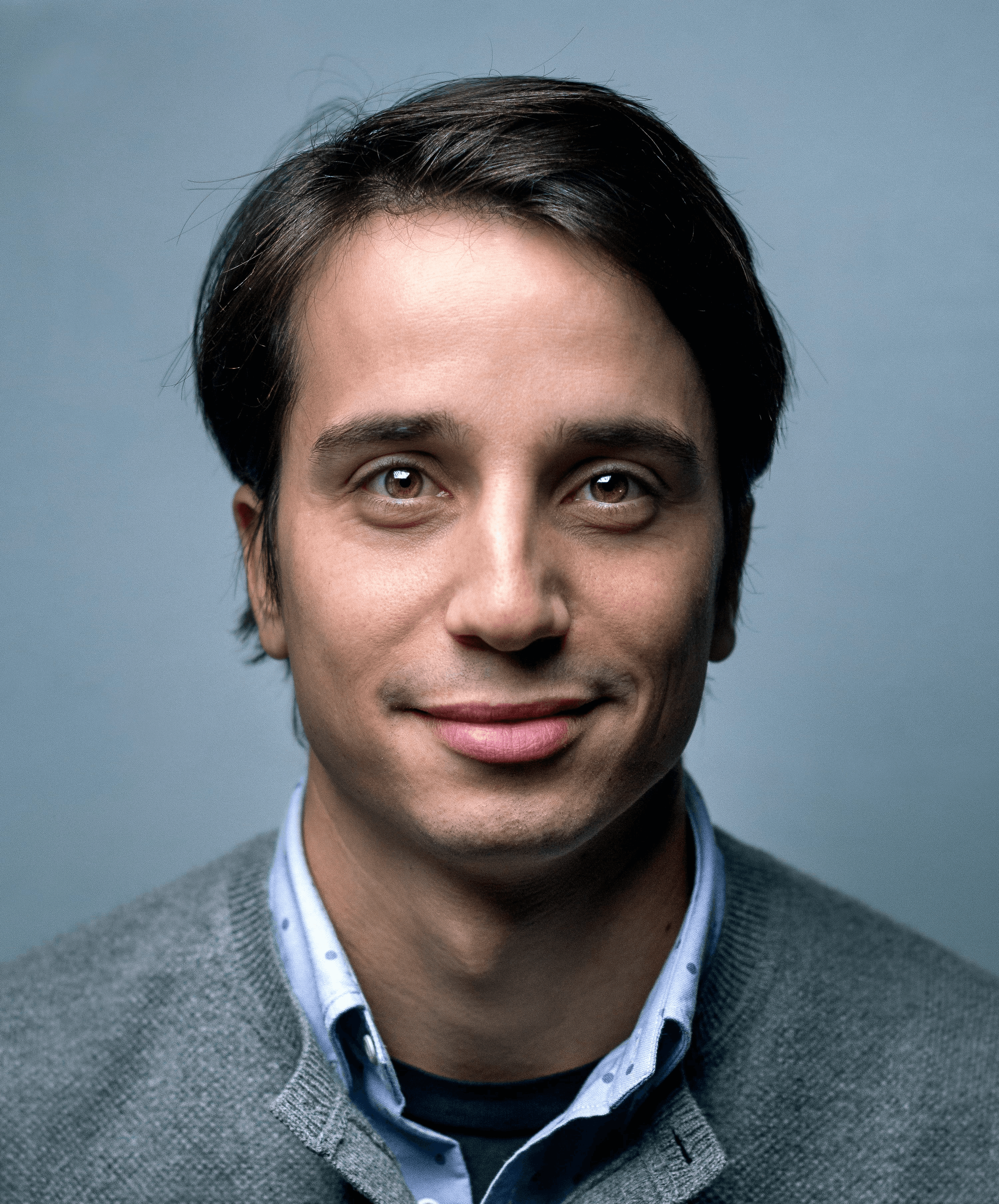 man wearing Henley top portrait